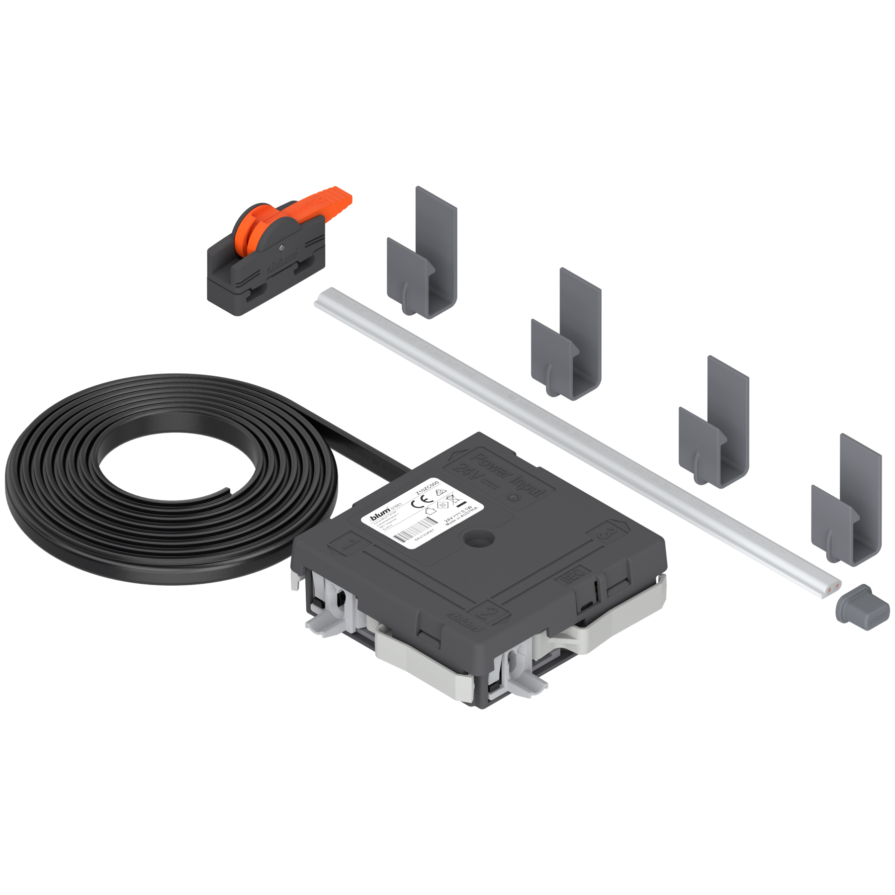 Czujnik kolizji COMBOX SERVO-DRIVE, Zestaw + akcesoria, czarny