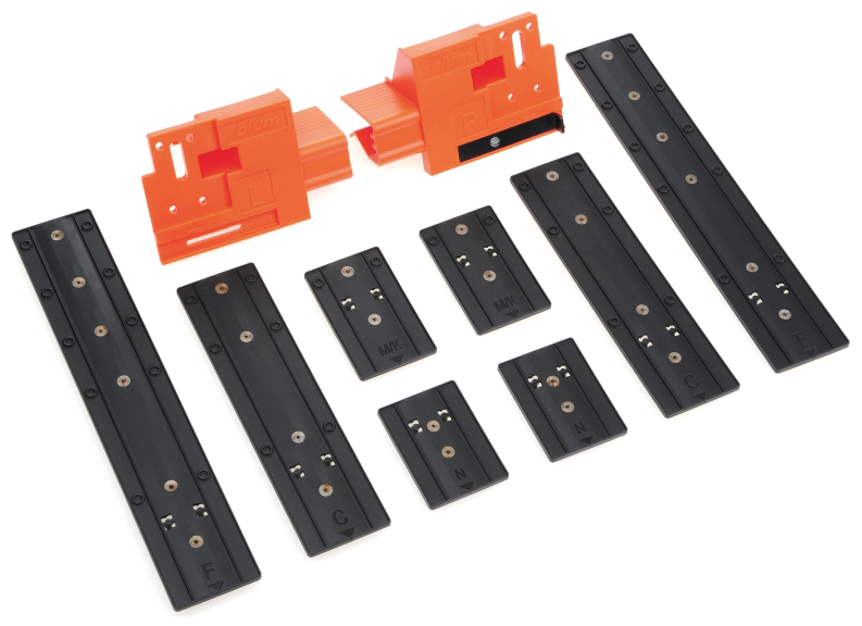 wzornik punktowy, do LEGRABOX, pomarańczowy/czarny