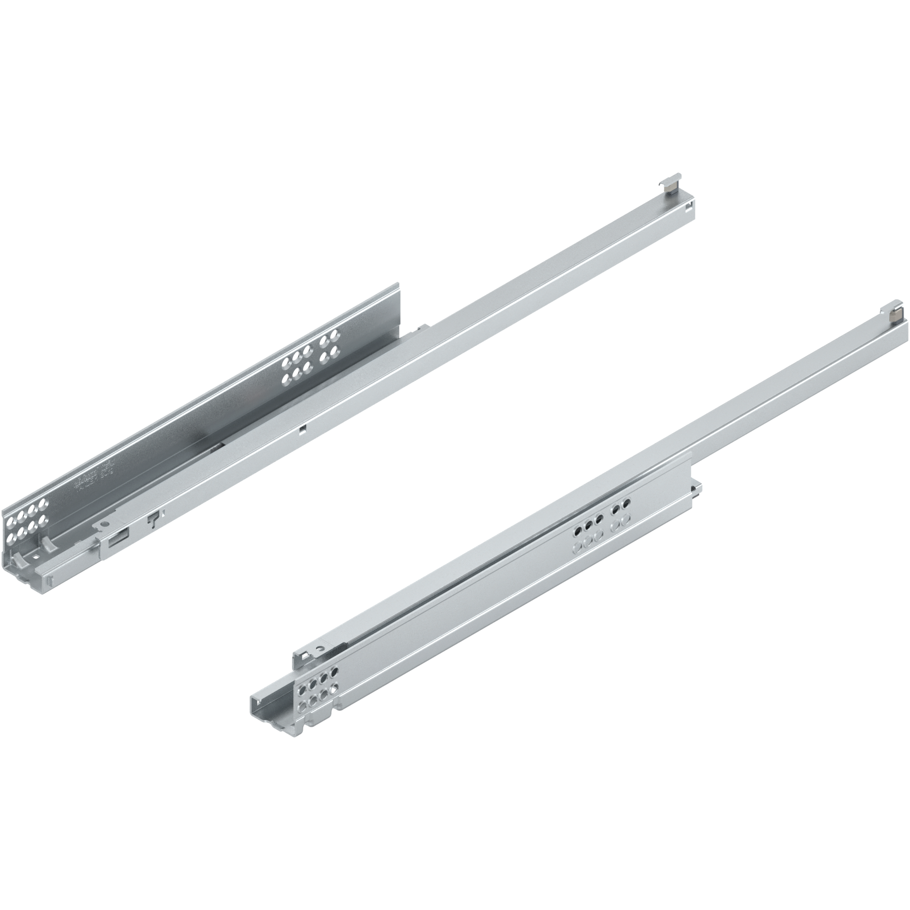 TANDEM TIP-ON Częściowy wysuw, Prowadnica, 30 kg, dł.=550 mm, wymaga sprzęgła, lewa/prawa, cynkowana
