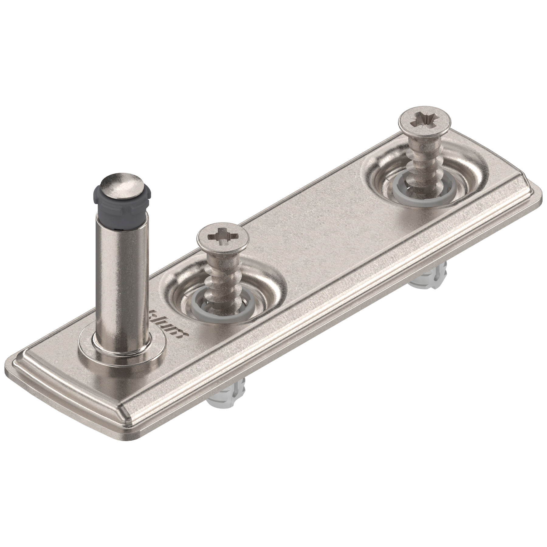 AVENTOS HK-XS do frontów uchylnych, Mocowanie korpusu, EXPANDO, niklowany