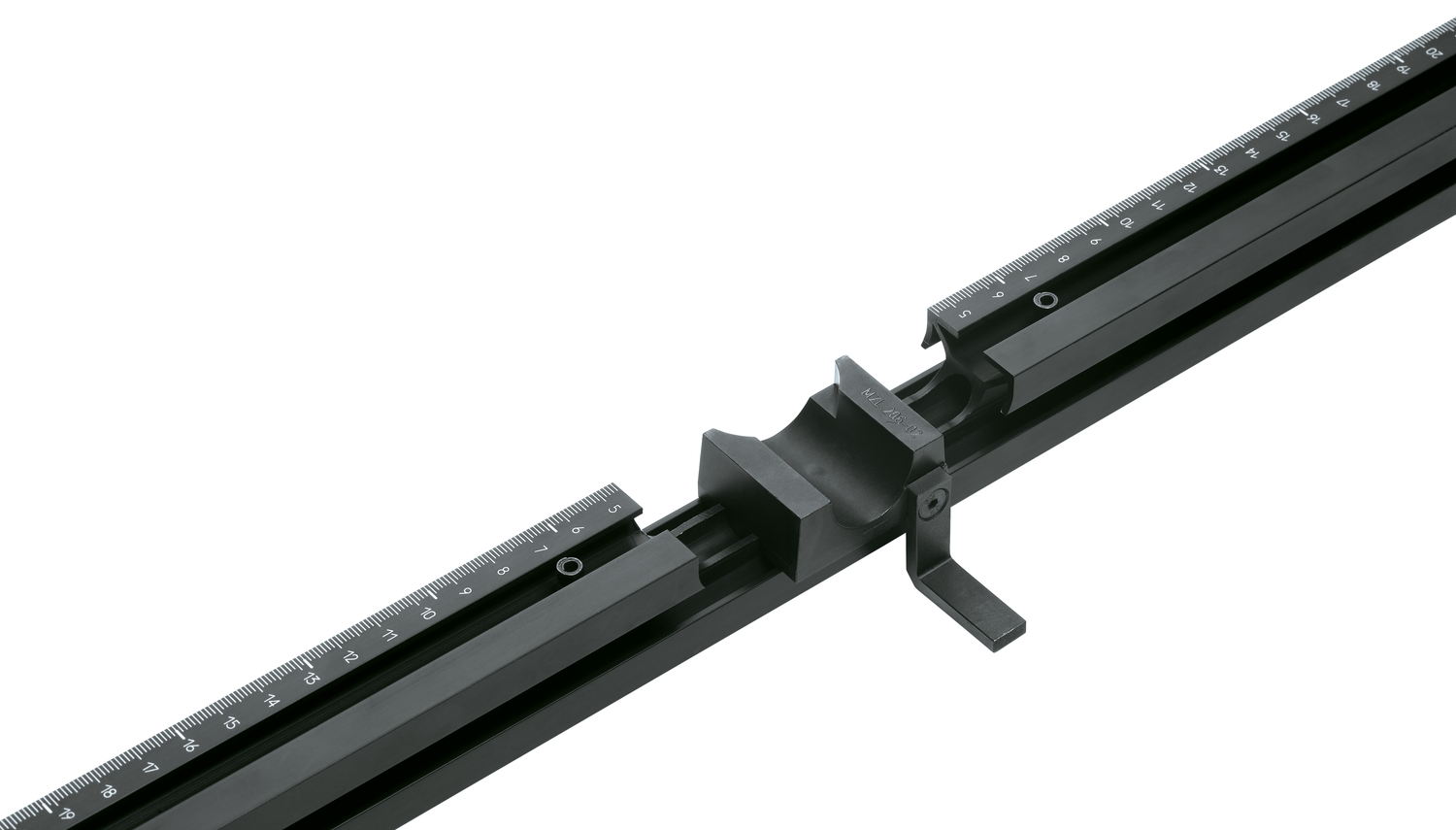 liniał poziomy, do PRO-CENTER, 1 szt., Skala od punktu zerowego do: 850 mm w lewo, 850 mm w prawo, czarna E6/C35