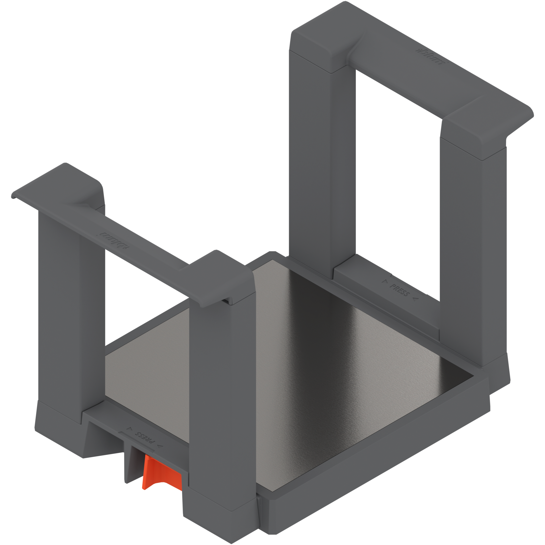 Blum uchwyt na talerze, wysokość=170 mm, średnica talerza=186-322mm, 1 szt., antracyt mat