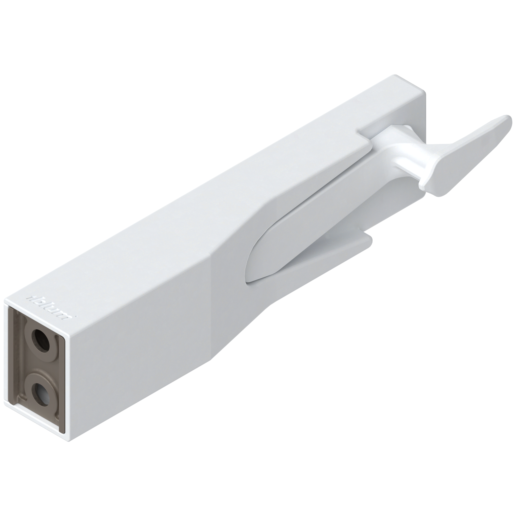 CABLOXX  Zestaw zaczepu (zaczep zamka, mocowanie zaczepu zamka, zaślepka zaczepu zamka), jedwabiście biały mat