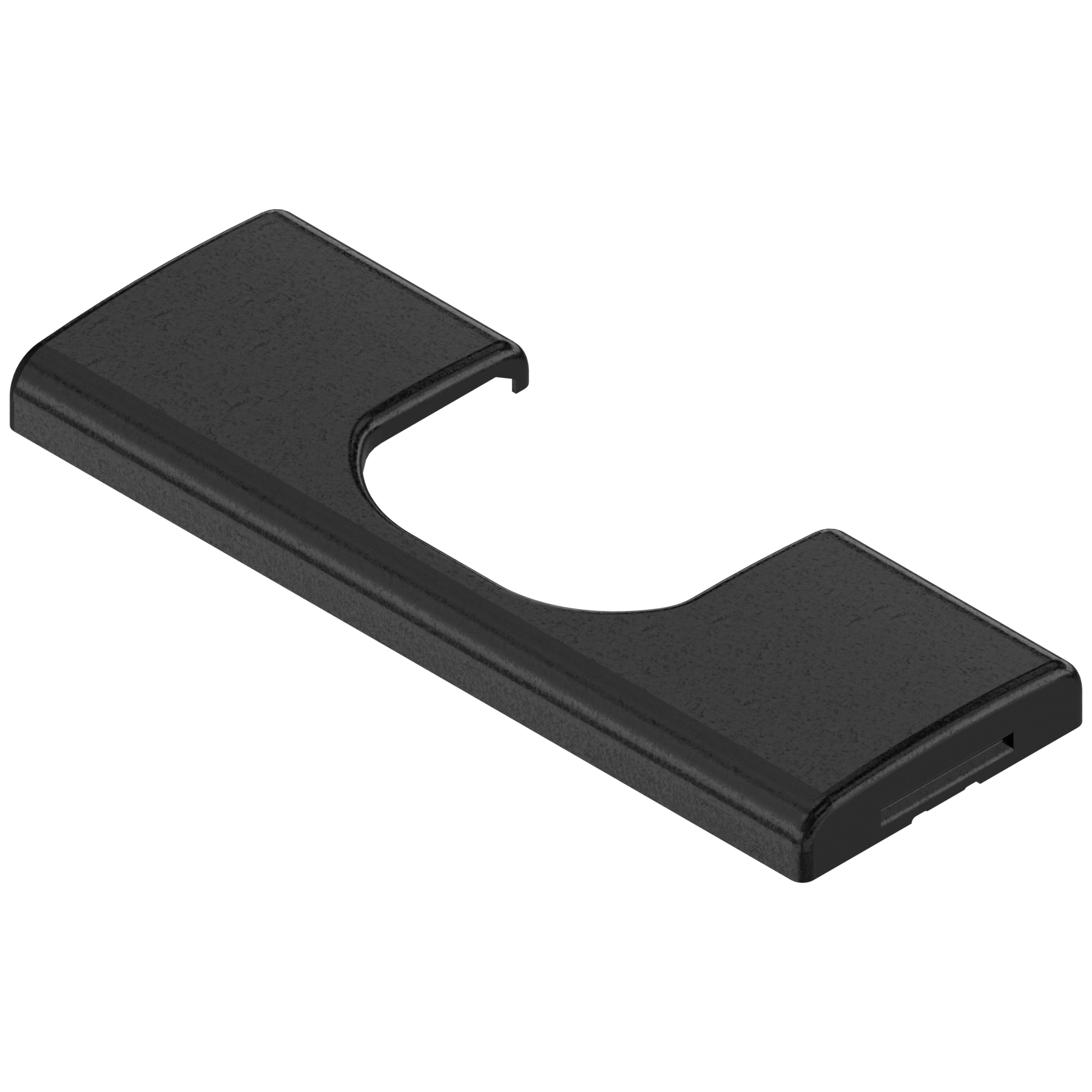 Zawias - zaślepka na puszkę, Bez nadruku, czarny