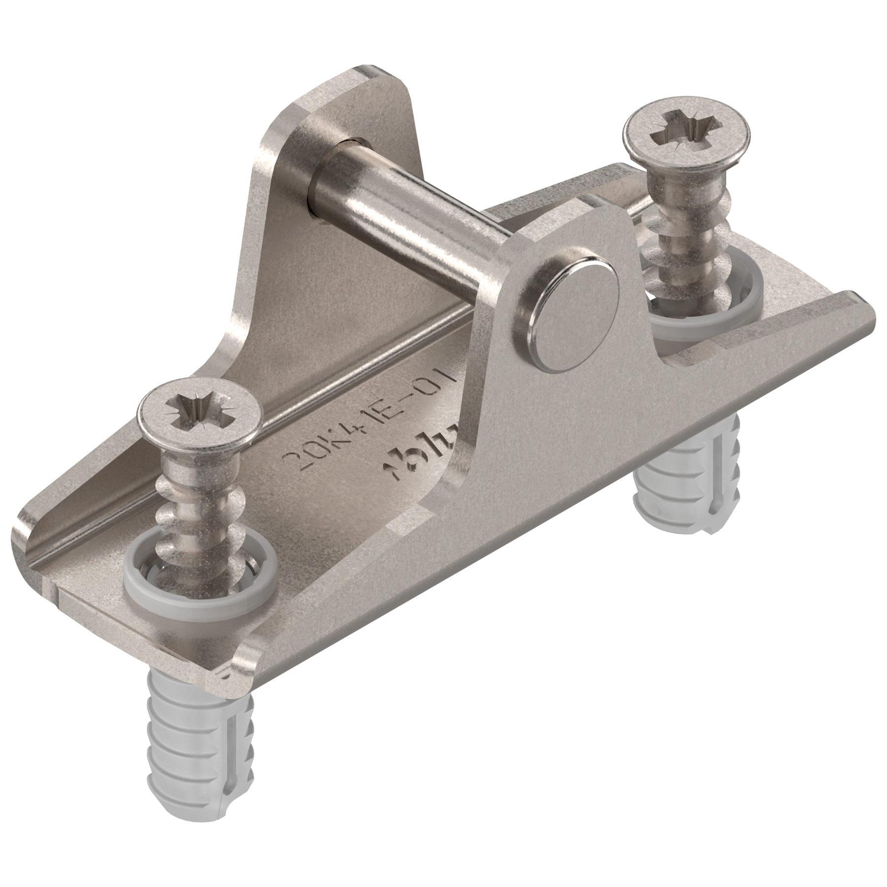 AVENTOS HK-XS do frontów uchylnych, Mocowanie frontu do frontów drewnianych, EXPANDO, niklowany