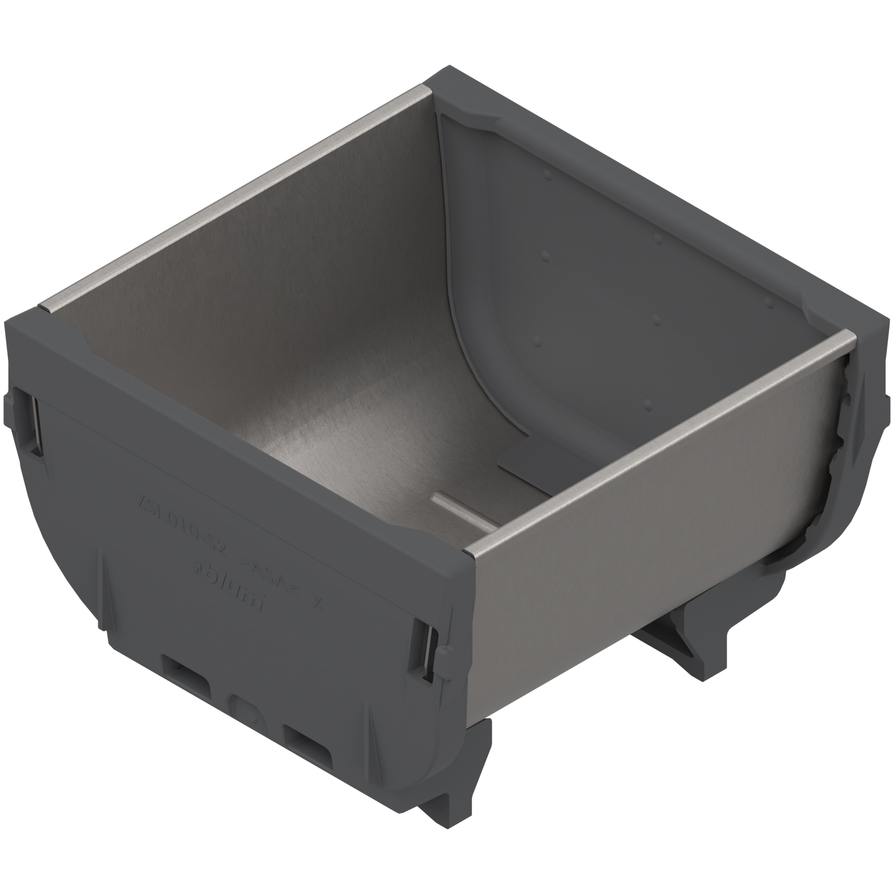 ORGA-LINE pojemnik, długość=88 mm, szerokość=88 mm, inox