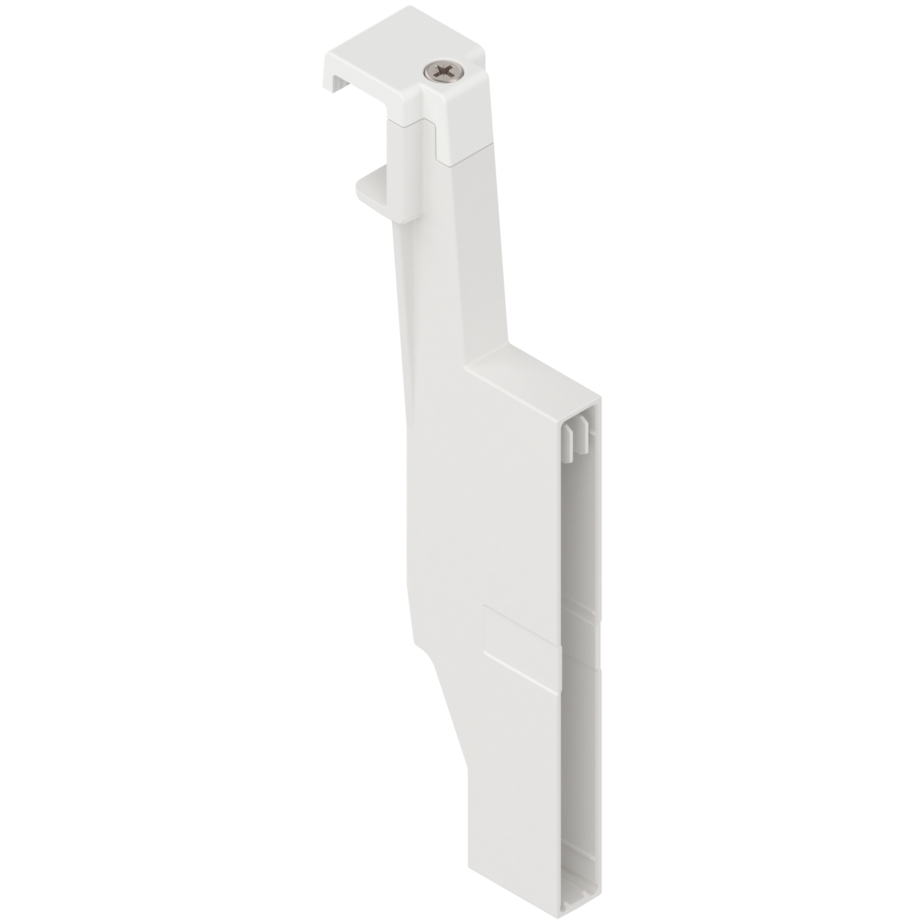 ORGA-LINE uchwyt listwy poprzecznej, do szuflady z wysokim frontem TANDEMBOX antaro, wysokość D, prawy, lewy, biała