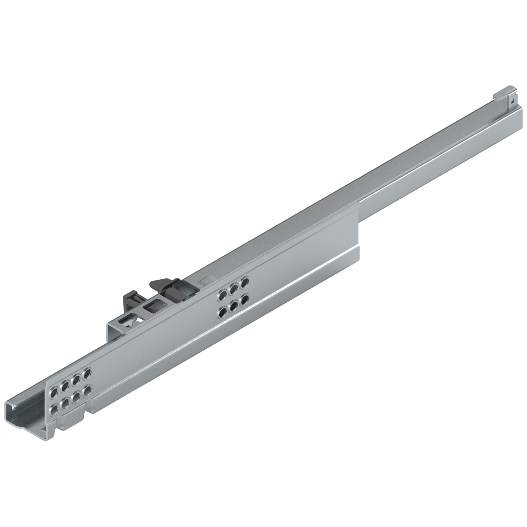 TANDEM BLUMOTION Częściowy wysuw, Prowadnica, 30 kg, dł.=410 mm, z bolcem mocującym, prawa, cynkowana