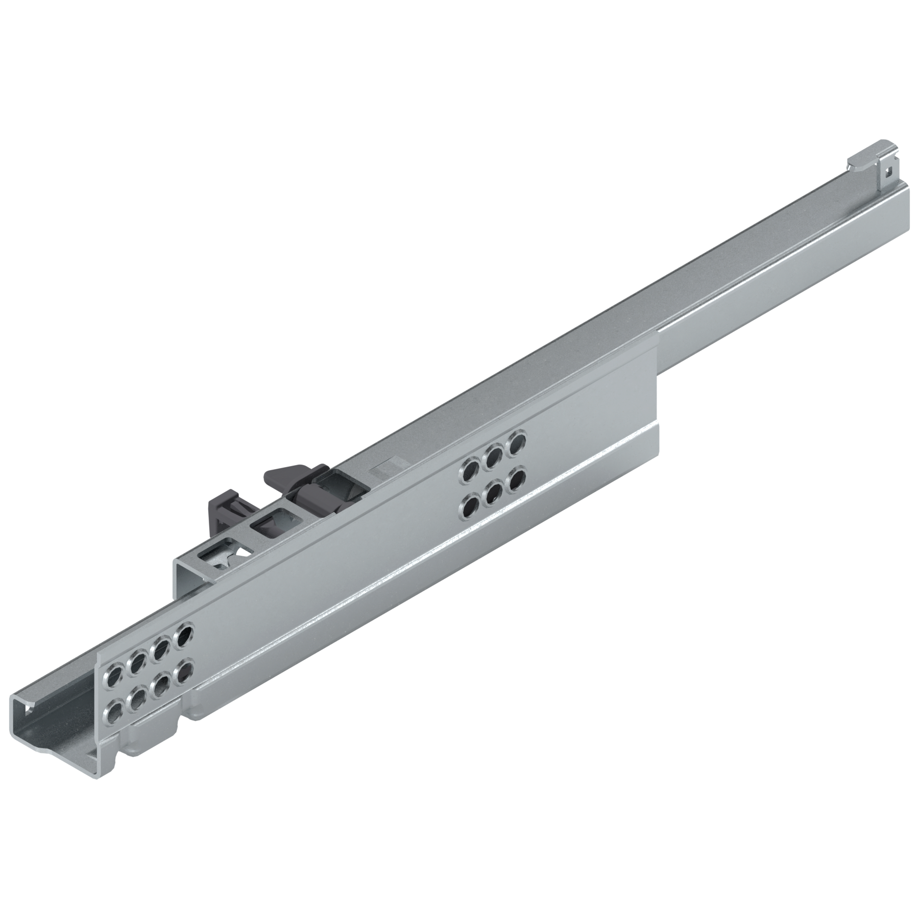TANDEM BLUMOTION Częściowy wysuw, Prowadnica, 30 kg, dł.=335 mm, z bolcem mocującym, prawa, cynkowana