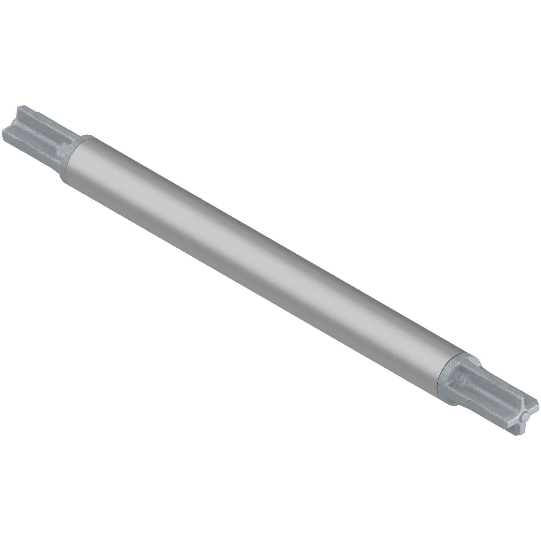 AVENTOS HL do frontów nad korpusem, łącznik do stabilizacji poprzecznej wstępnie zmontowany, okrągła, Aluminium