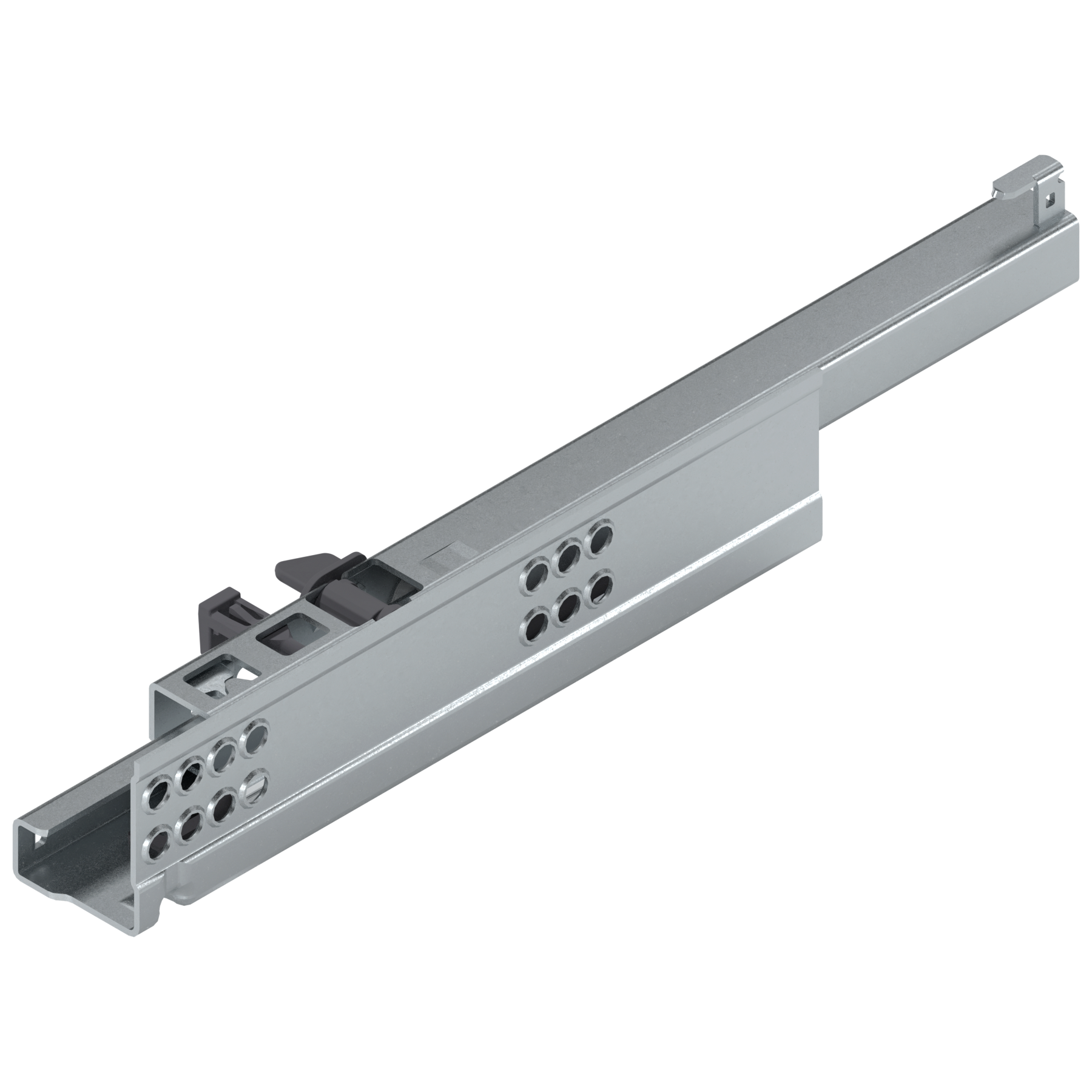 TANDEM BLUMOTION Częściowy wysuw, Prowadnica, 30 kg, dł.=285 mm, z bolcem mocującym, prawa, cynkowana