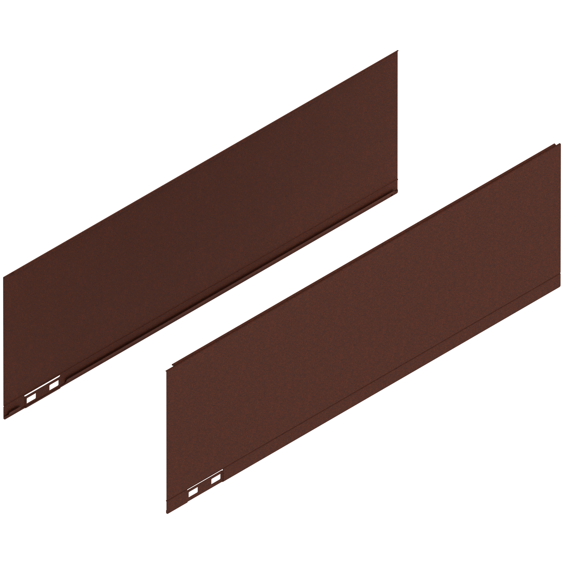 LEGRABOX Element dekoracyjny, wysokość C (177 mm), dł.=550 mm, prawy+lewy, noble rust