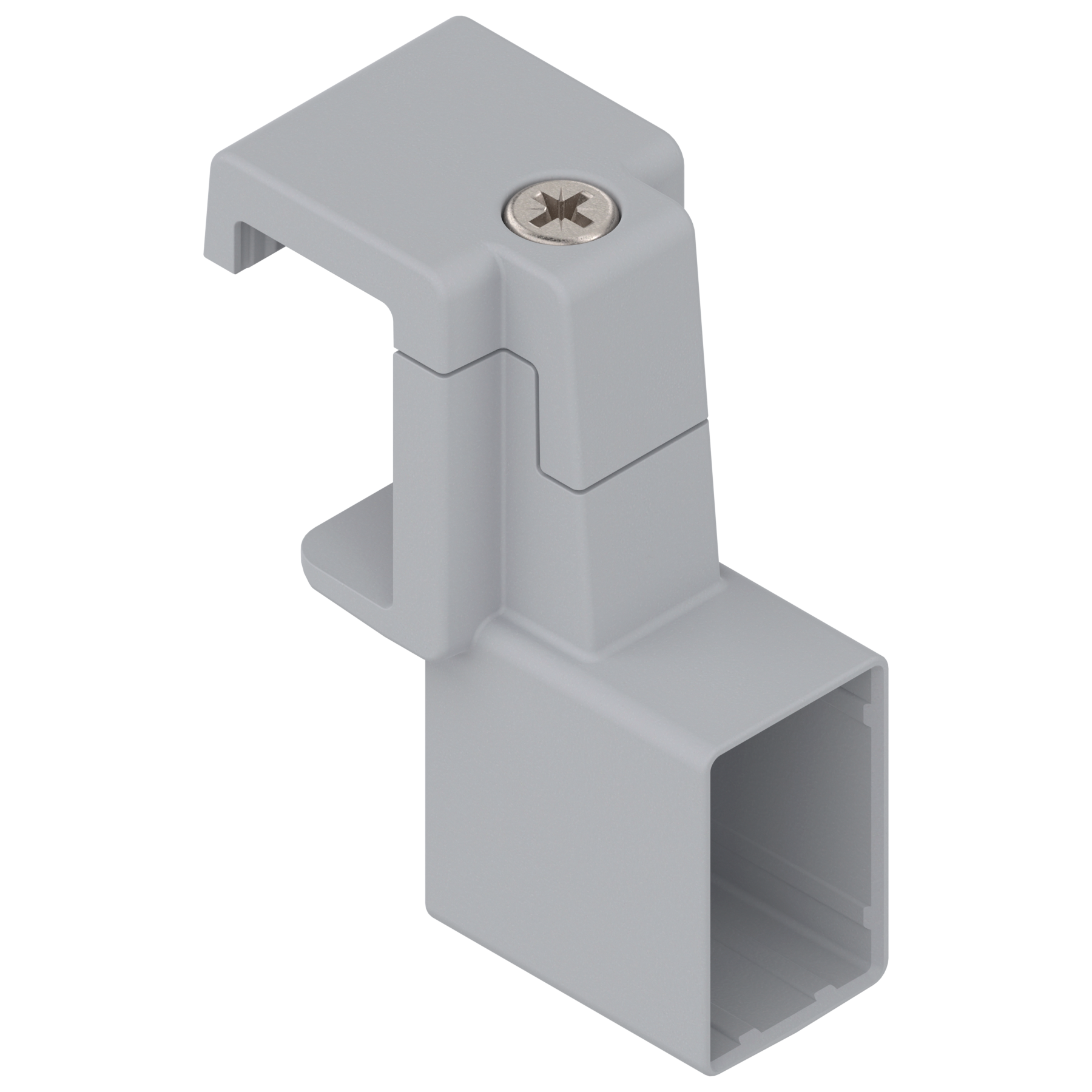 ORGA-LINE Uchwyt relingu poprzecznego, do TANDEMBOX antaro, jasnoszare