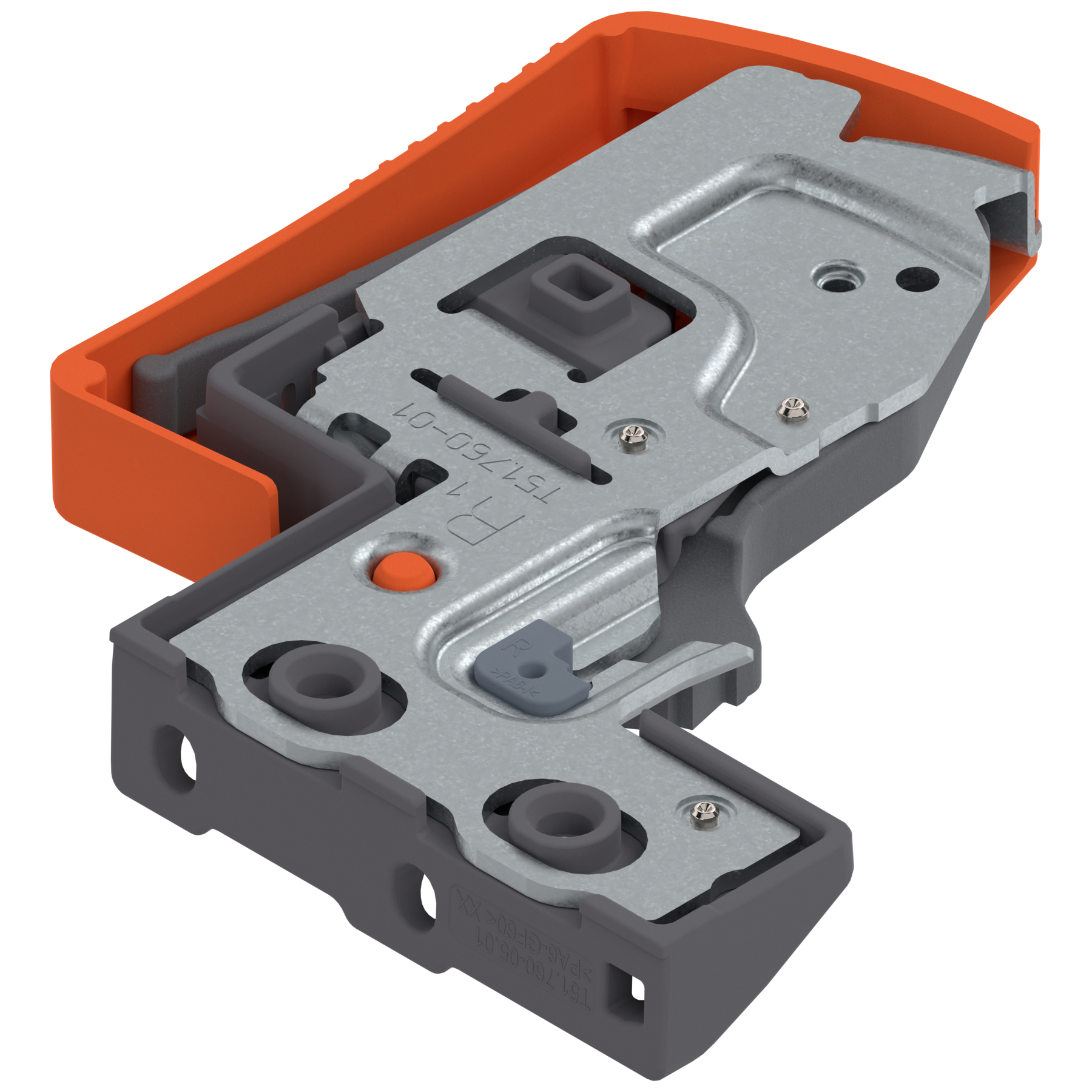 MOVENTO Sprzęgło, z regulacją boczną, praw., pomarańczowe