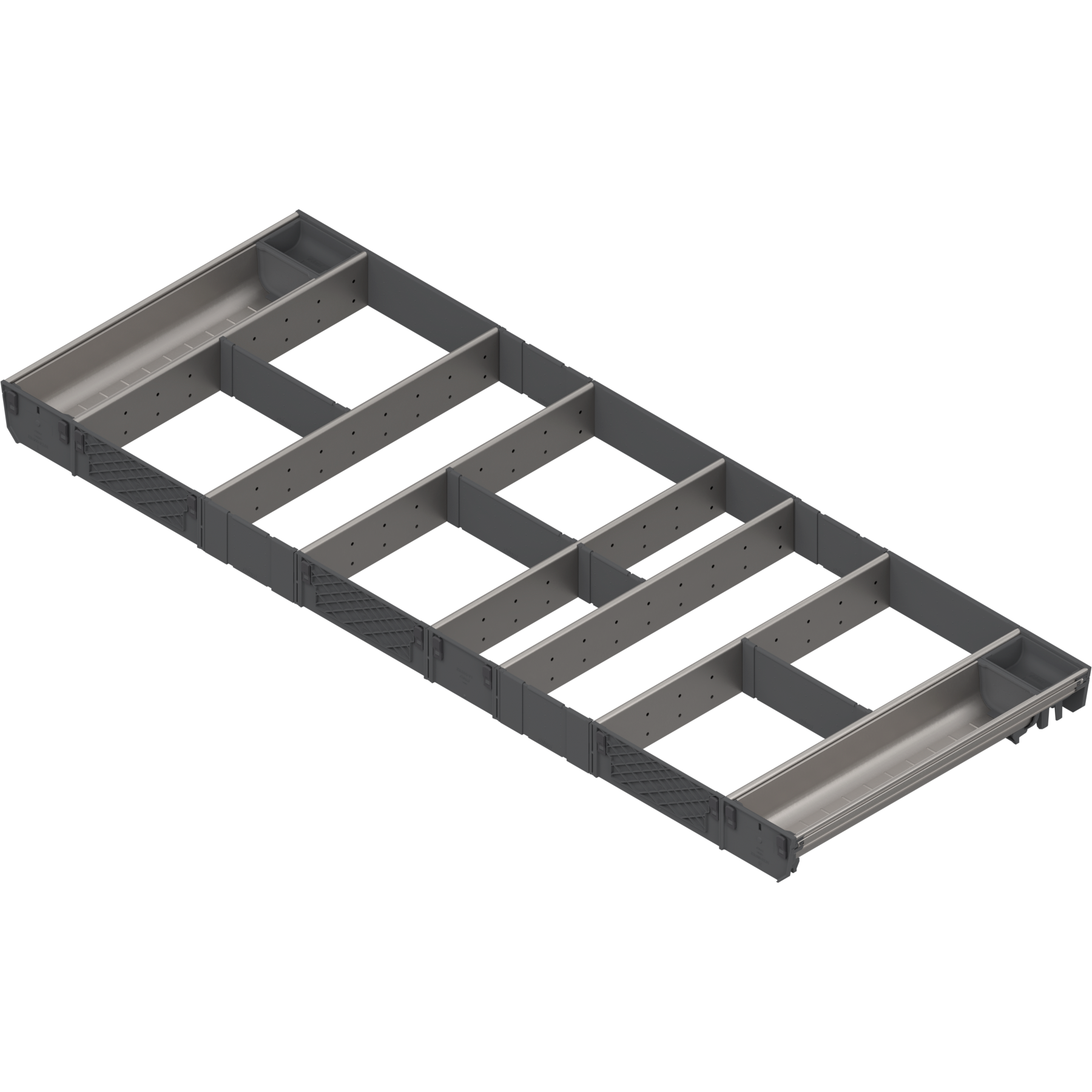 ORGA-LINE wkład kombi (całkowite wypełnienie), do szuflady standardowej TANDEMBOX, dł. NL=450 mm, szer. korpusu KB=1200 mm, inox