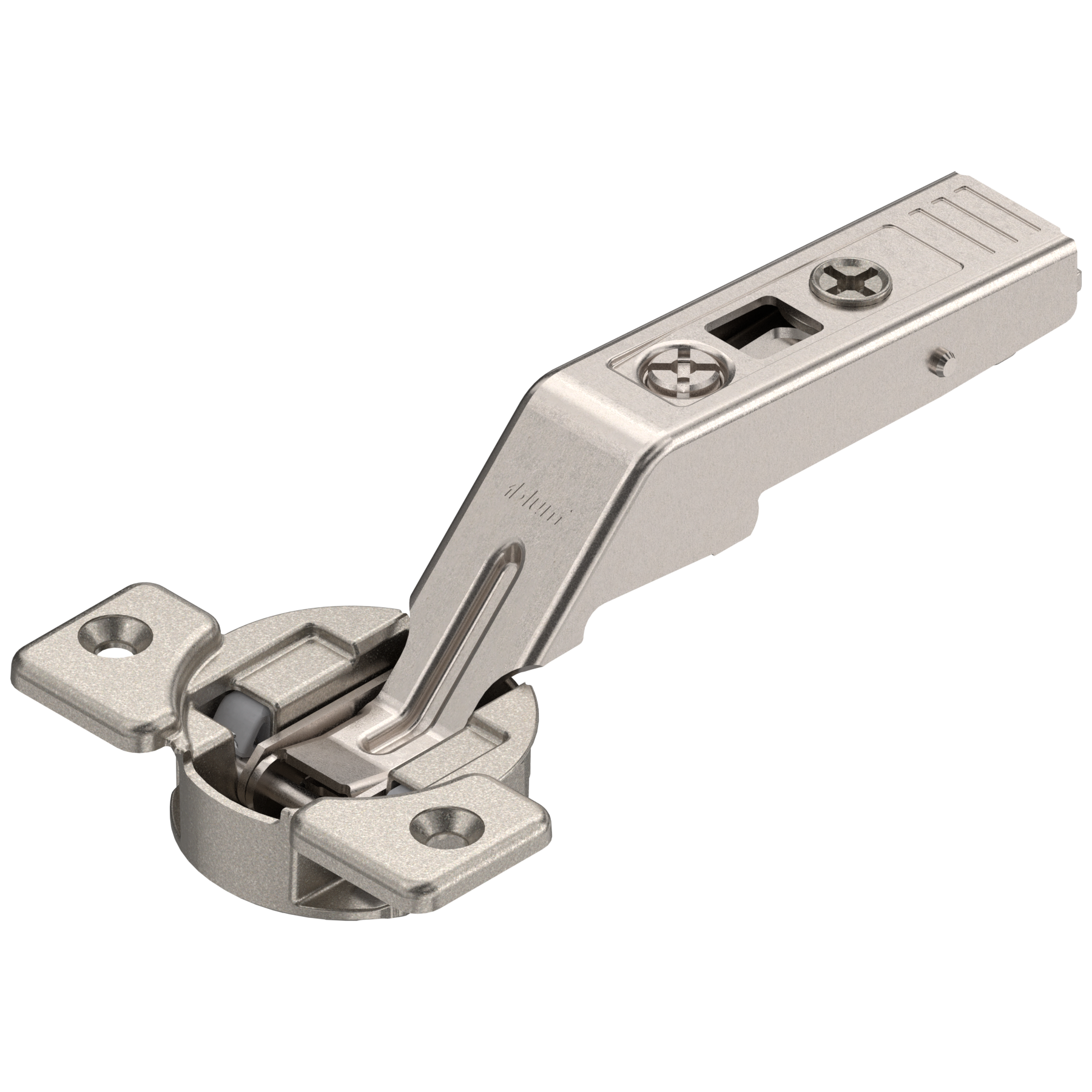 CLIP top Zawias środkowy do AVENTOS HF, uchylno-składanego 134°, bez sprężyny, puszka: na wkręty, niklowany