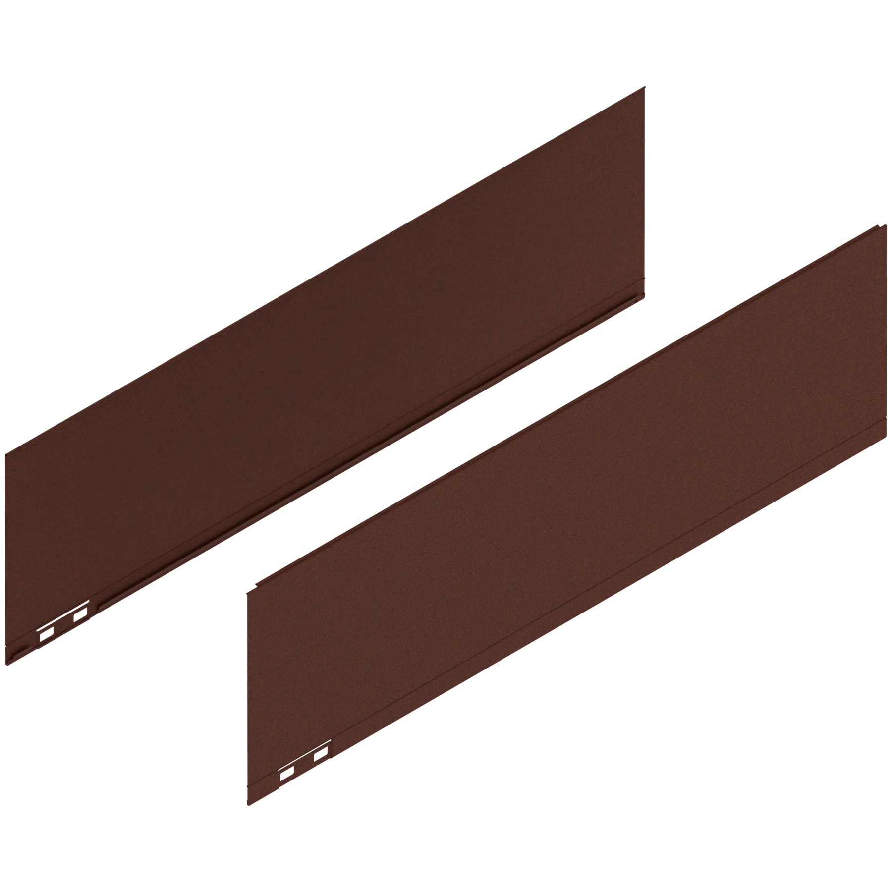LEGRABOX Element dekoracyjny, wysokość C (177 mm), dł.=600 mm, prawy+lewy, noble rust