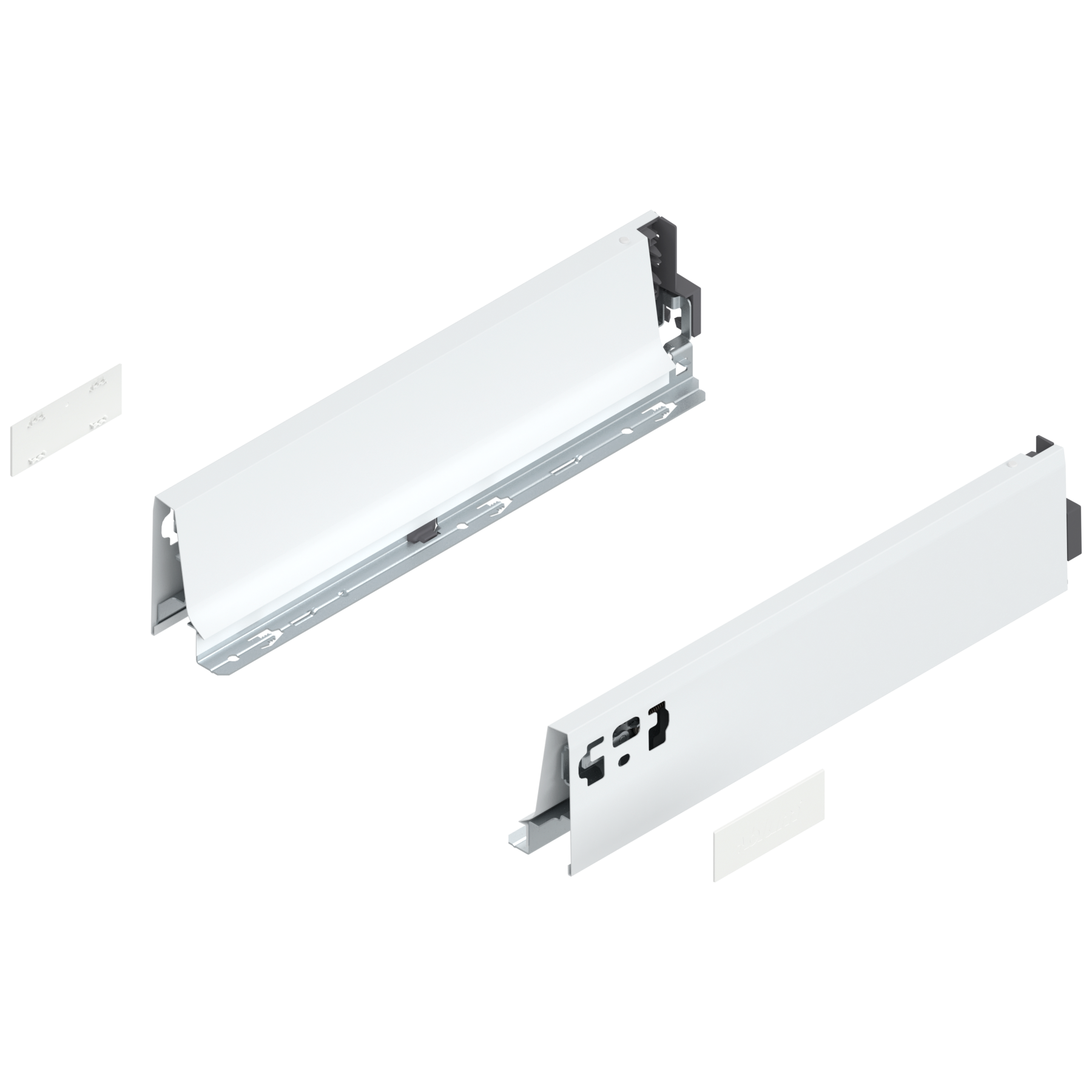 Bok szuflady TANDEMBOX, wysokość M (83 mm), dł.=350 mm, lewy/prawy, do TANDEMBOX intivo/antaro , biała