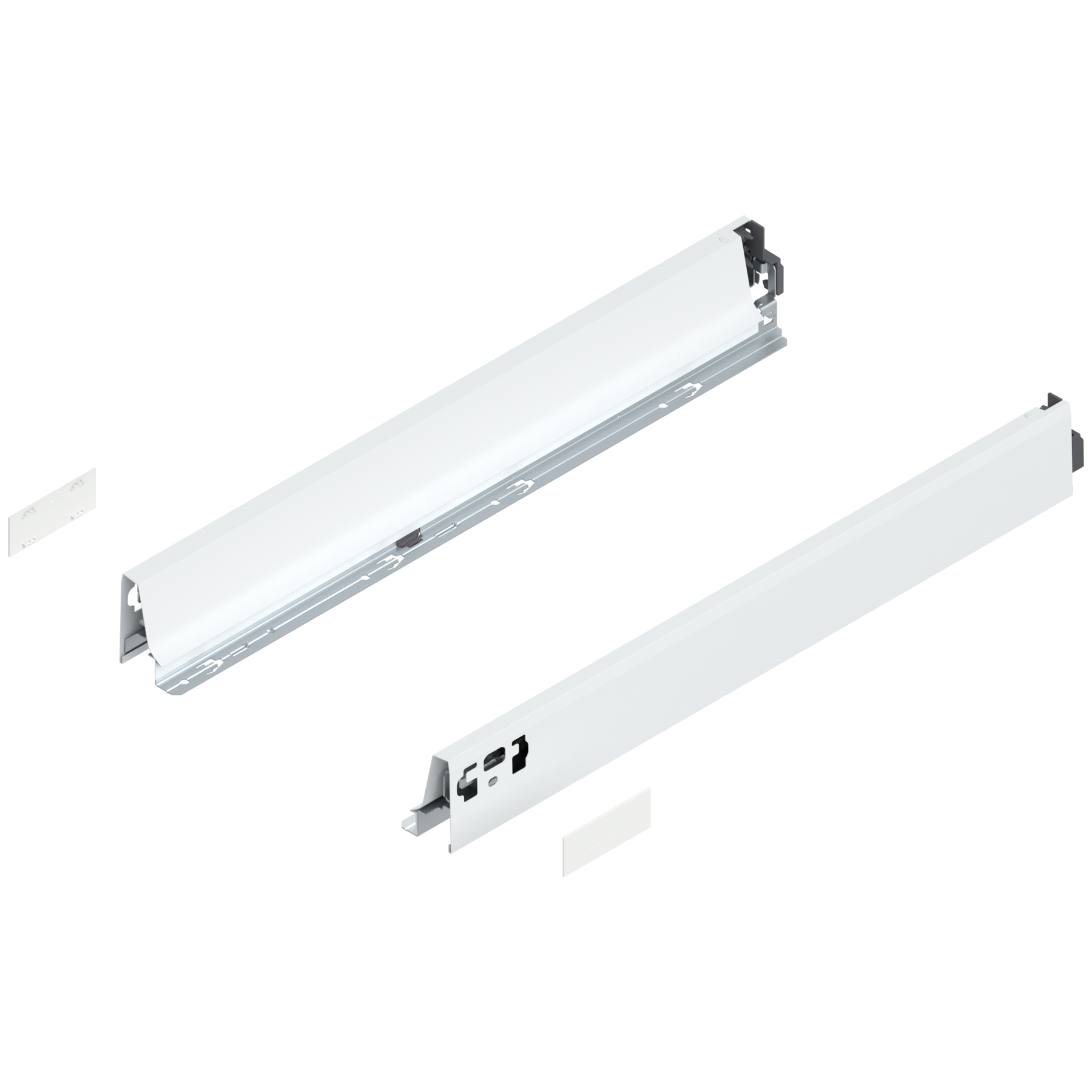 Bok szuflady TANDEMBOX, wysokość N (68 mm), dł.=550 mm, lewy/prawy, do TANDEMBOX intivo/antaro , biała