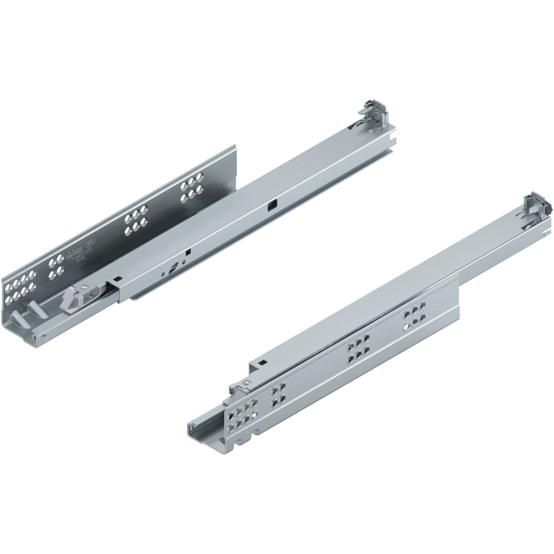 TANDEM do TIP-ON Pełny wysuw, Prowadnica, 30 kg, dł.=400 mm, do Grubość płyty 17-19 mm, wymaga sprzęgła, lewa/prawa, cynkowana