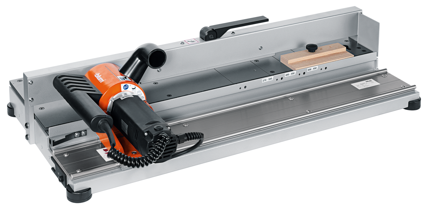 Urządzenie do frezowania dna do LEGRABOX, z frezem, Półka 15 do 16 mm, 1,05 kW