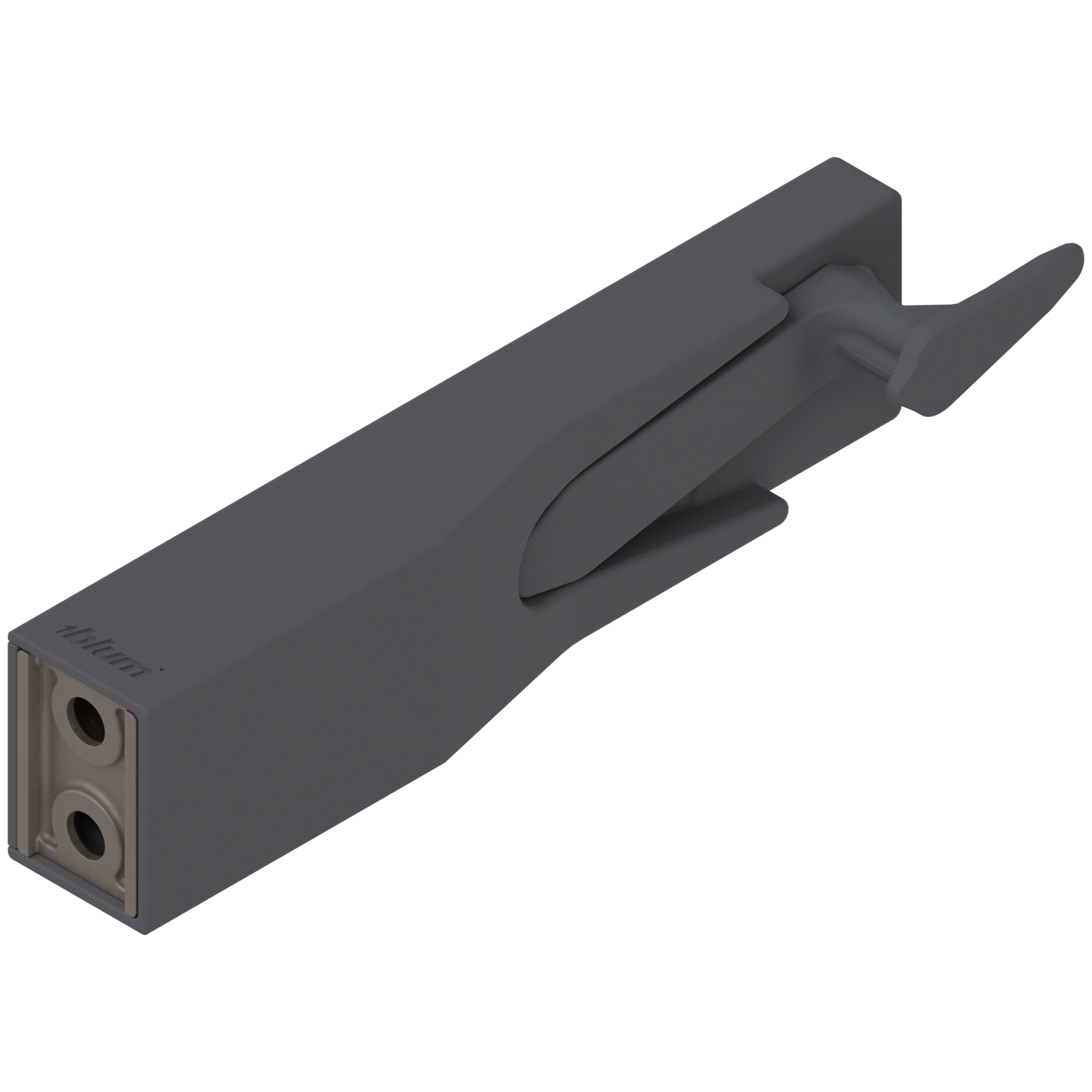 CABLOXX  Zestaw zaczepu (zaczep zamka, mocowanie zaczepu zamka, zaślepka zaczepu zamka), antracyt mat