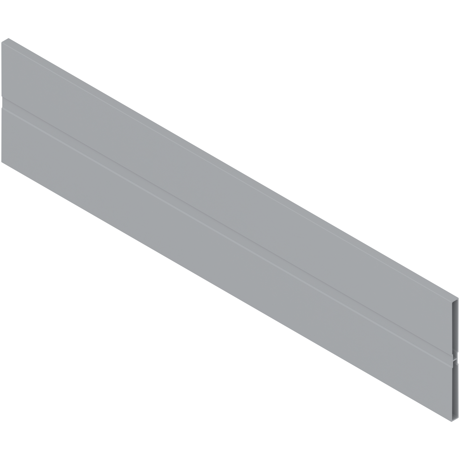 ORGA-LINE listwa poprzeczna do przycięcia, do szuflady z wysokim frontem TANDEMBOX, aluminium, R9006 szara