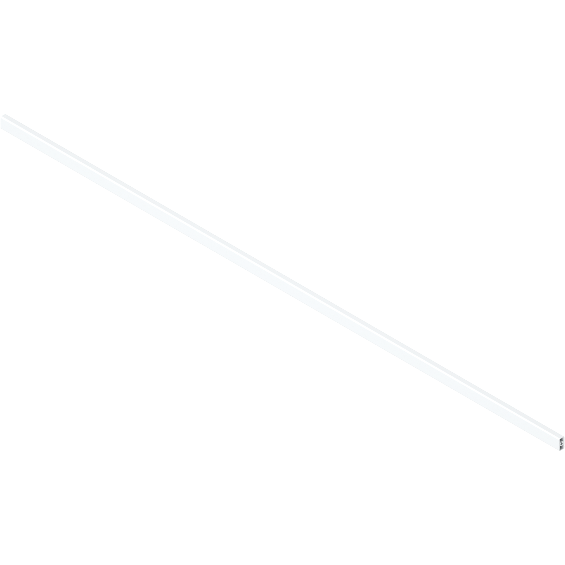 ORGA-LINE Reling poprzeczny, do Szuflada wewnętrzna wysoka, do szer. korpusu KB=1200 mm, długość=1046.3 mm, do przycięcia, do TANDEMBOX antaro, biała