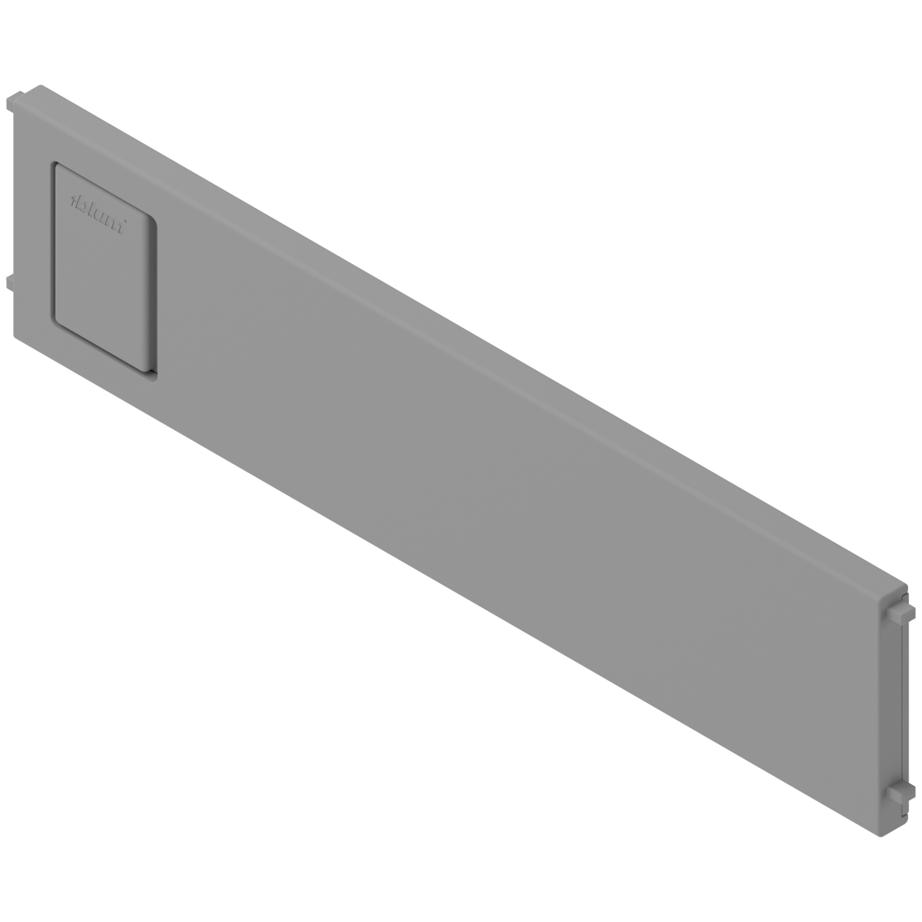 AMBIA-LINE listwa poprzeczna, do LEGRABOX/MERIVOBOX do szuflady z wysokim frontem (ZC7SXXXRS2), tworzywo, szary indium mat