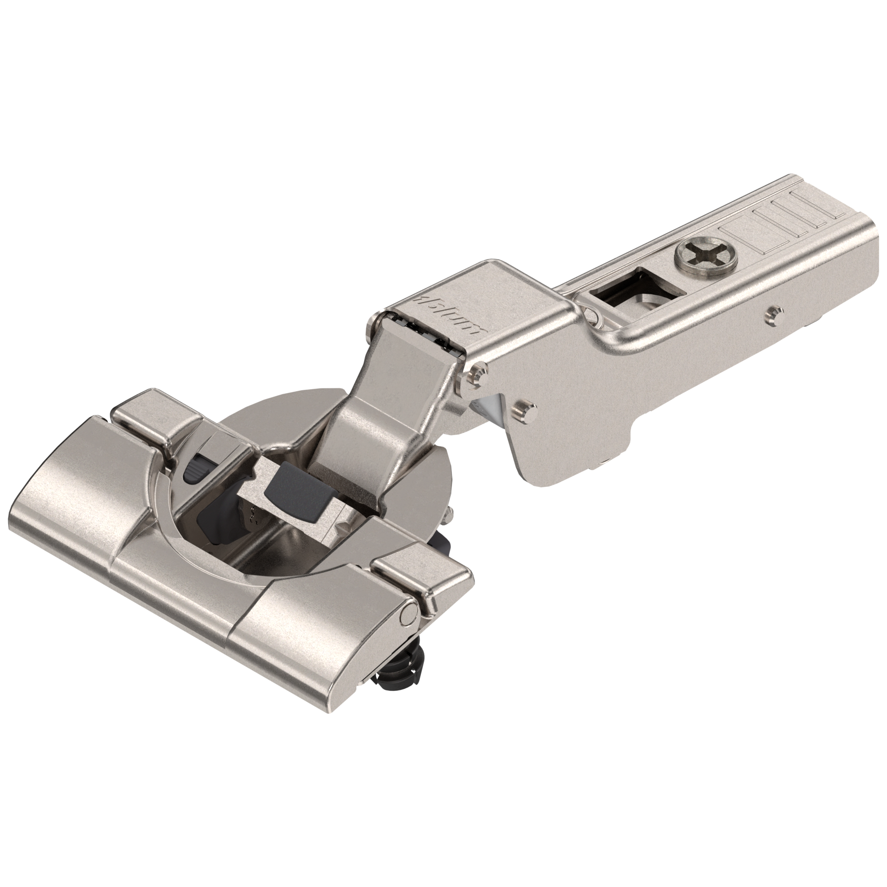 CLIP top BLUMOTION zawias standard. 110°, Drzwi bliźniacze, puszka: INSERTA, niklowany