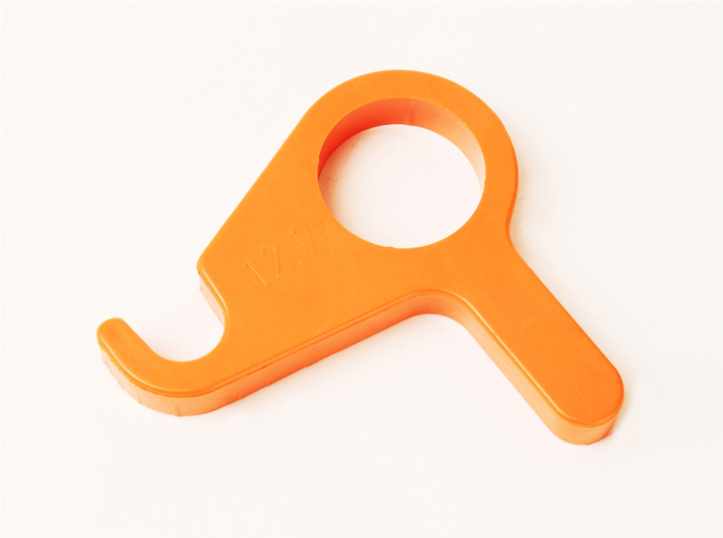 Wzornik głębokości wiercenia, pomarańczowe