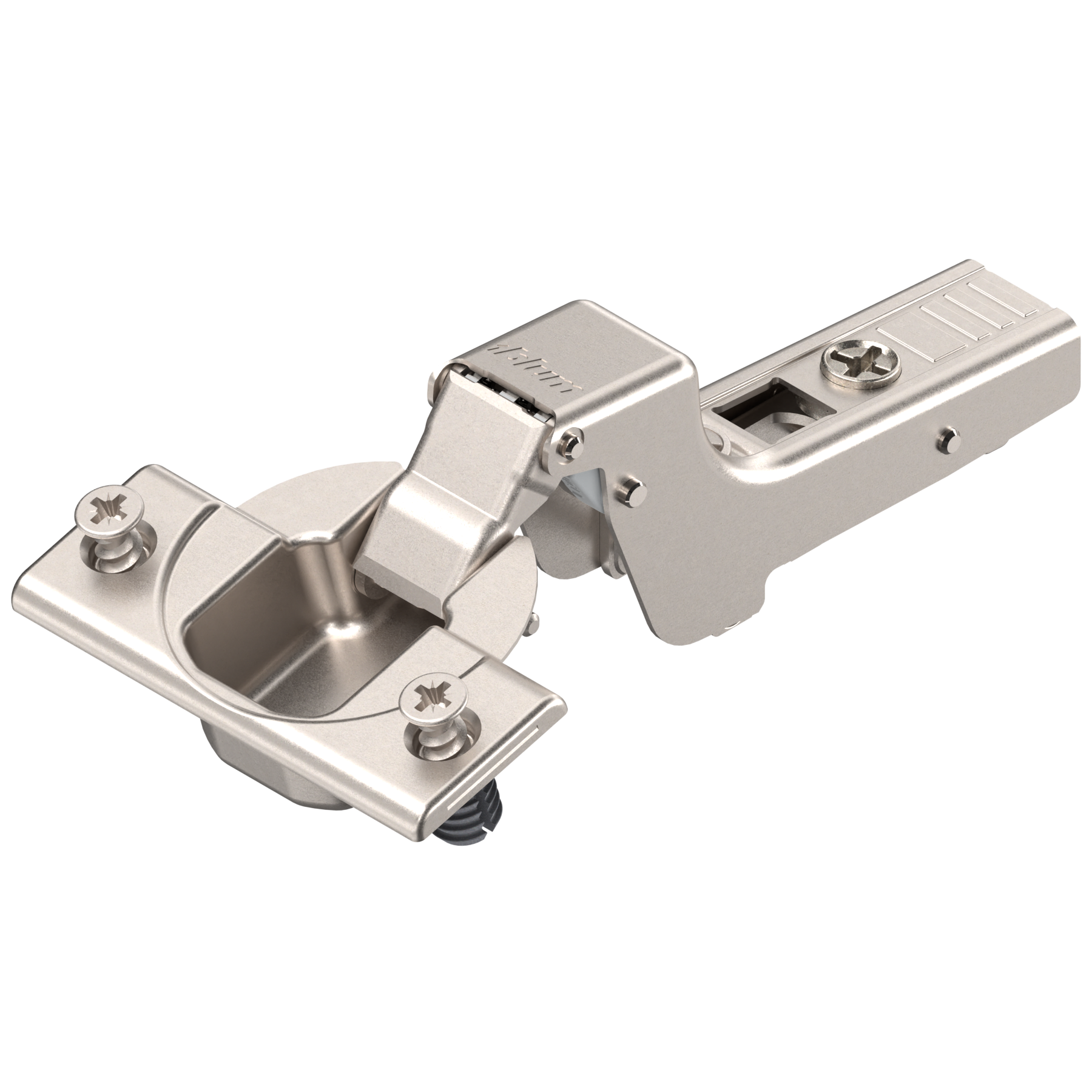 CLIP top zawias standard. 110°, Drzwi wpuszczane, puszka: EXPANDO, niklowany