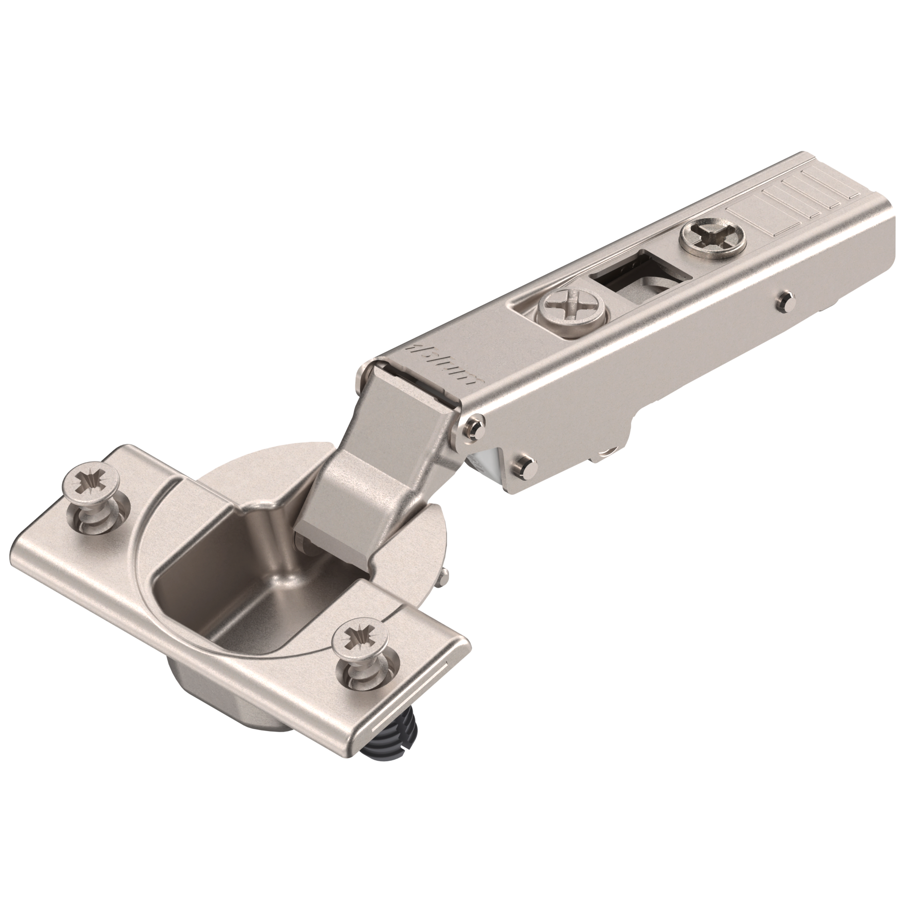 CLIP top zawias standard. 110°, Drzwi nakładane, bez sprężyny, puszka: EXPANDO, niklowany