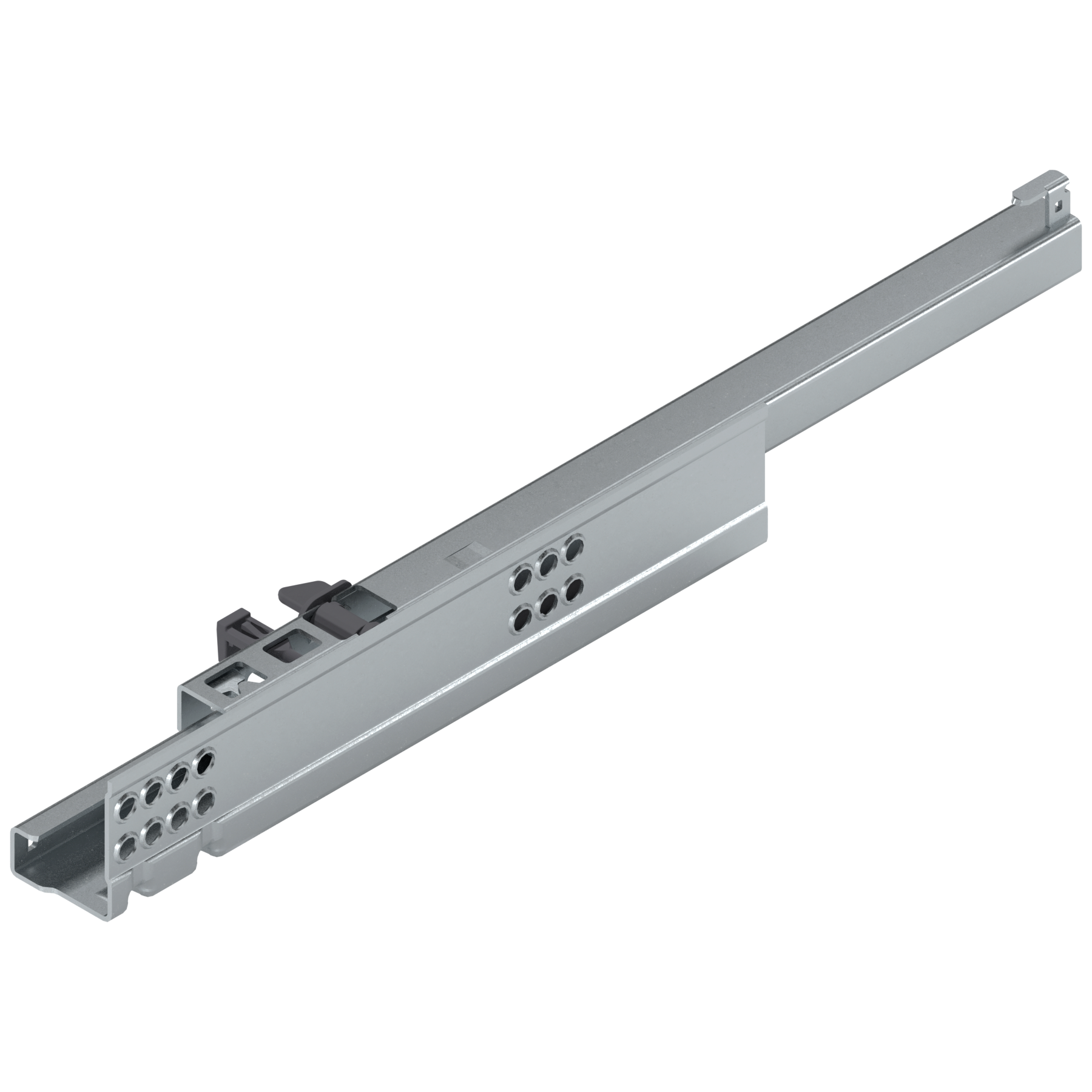 TANDEM BLUMOTION Częściowy wysuw, Prowadnica, 30 kg, dł.=360 mm, z bolcem mocującym, prawa, cynkowana