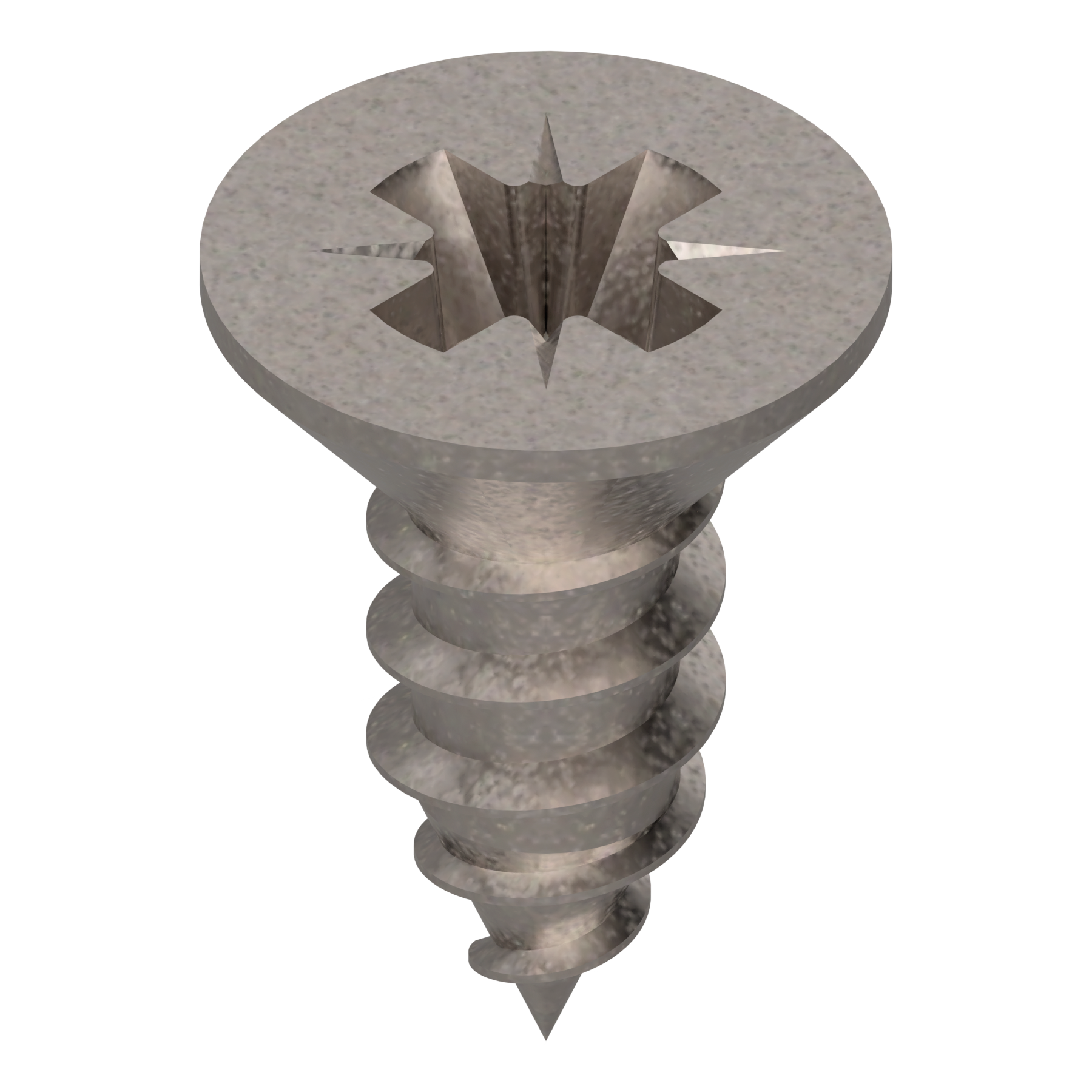 wkręt do blach, łeb wpuszczany, Ø3,5 mm, niklowany