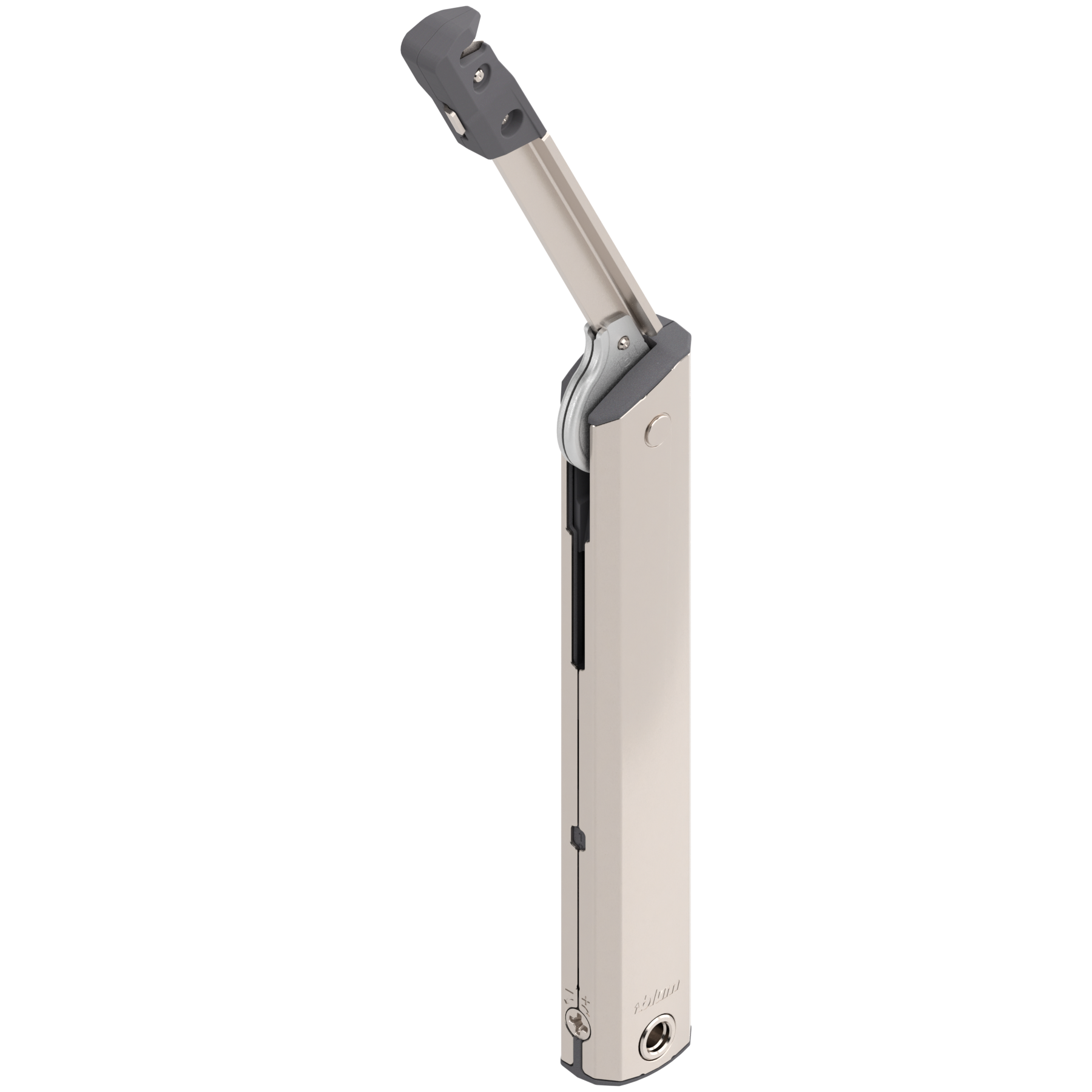 AVENTOS HK-XS do frontów uchylnych, siłownik, współczynnik mocy=500-1200 (siłownik jednostronny), do TIP-ON, niklowany