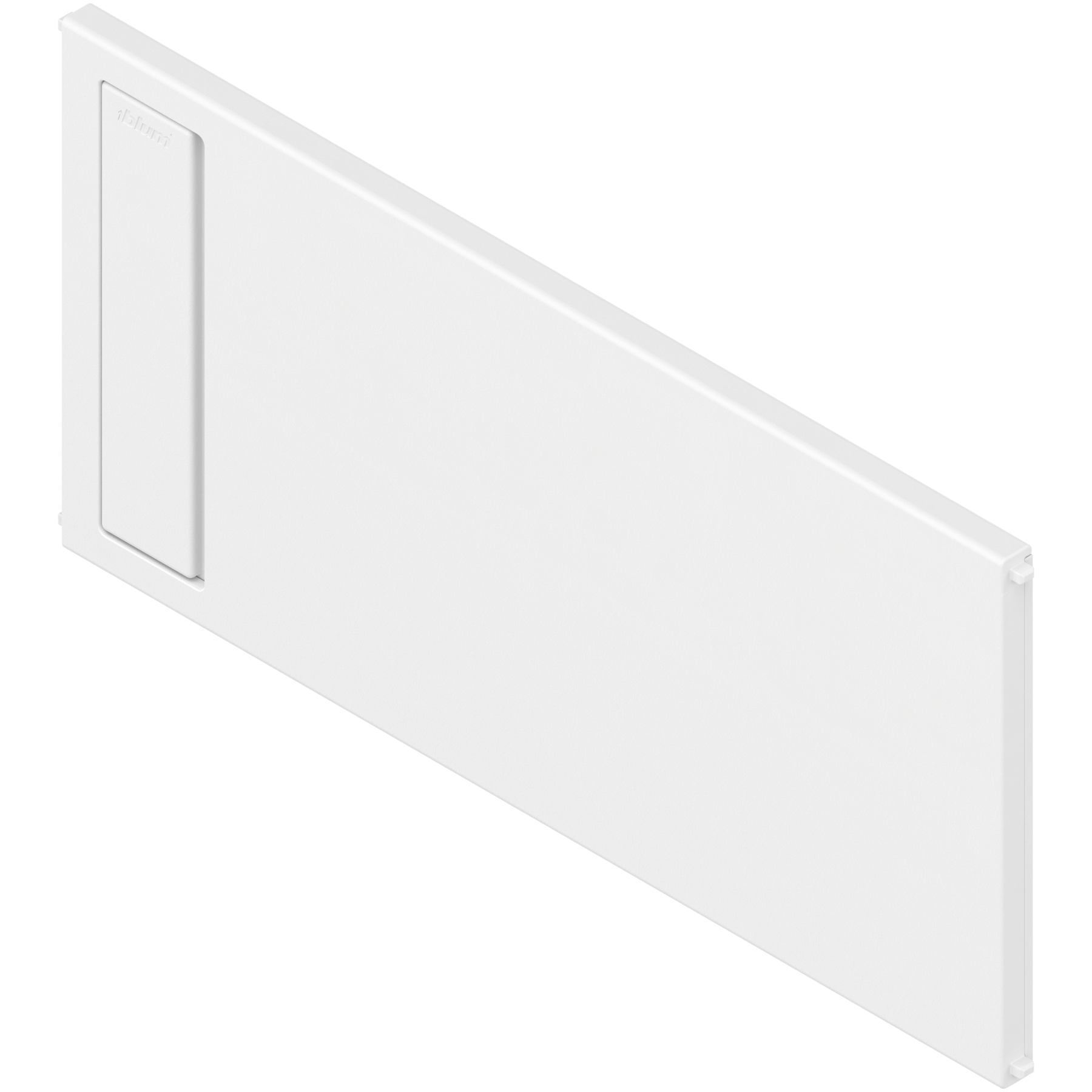 AMBIA-LINE listwa poprzeczna, do LEGRABOX/MERIVOBOX do szuflady z wysokim frontem (ZC7F400RSP), tworzywo, jedwabiście biały mat