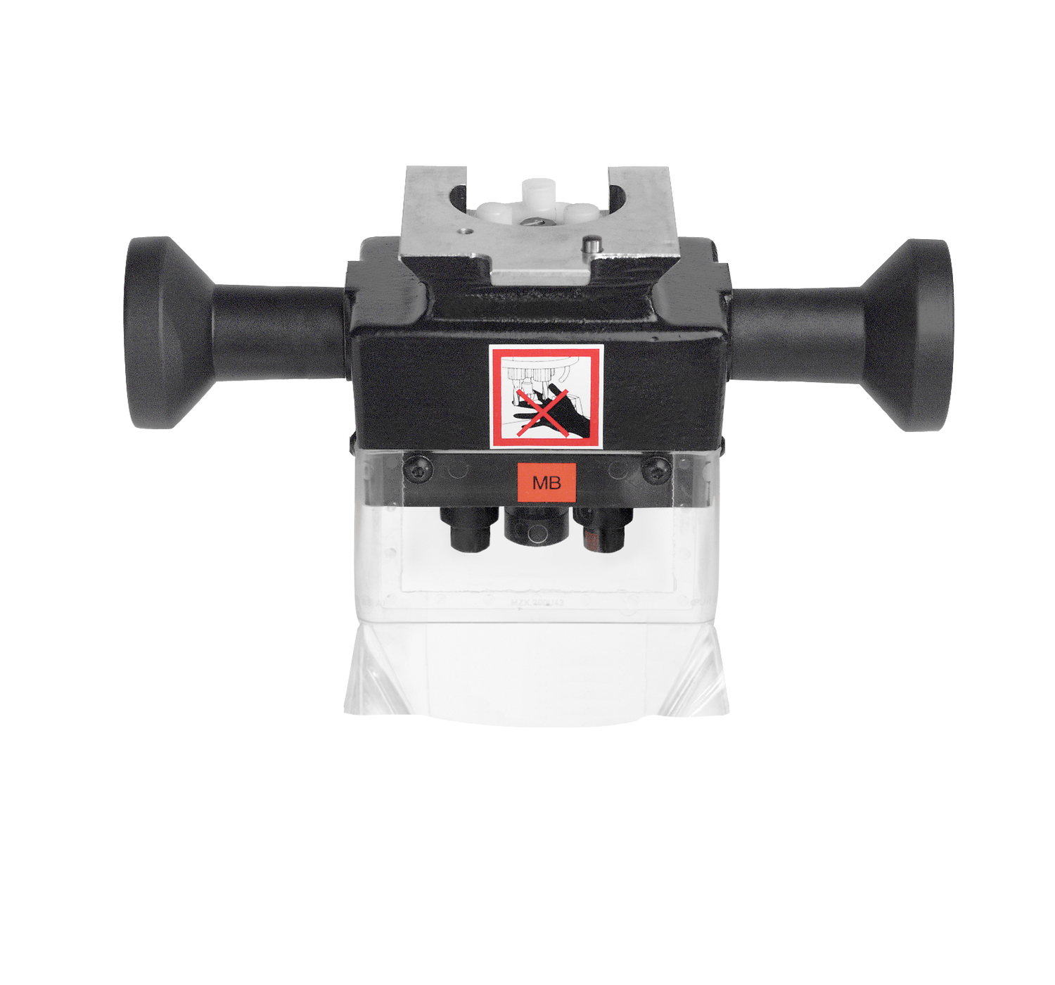 Głowica do PRO-CENTER (od serii AA),  do MINIPRESS top,  do MINIPRESS PRO, ilość wrzecion 3, Zawiasy, R9011 grafitowa