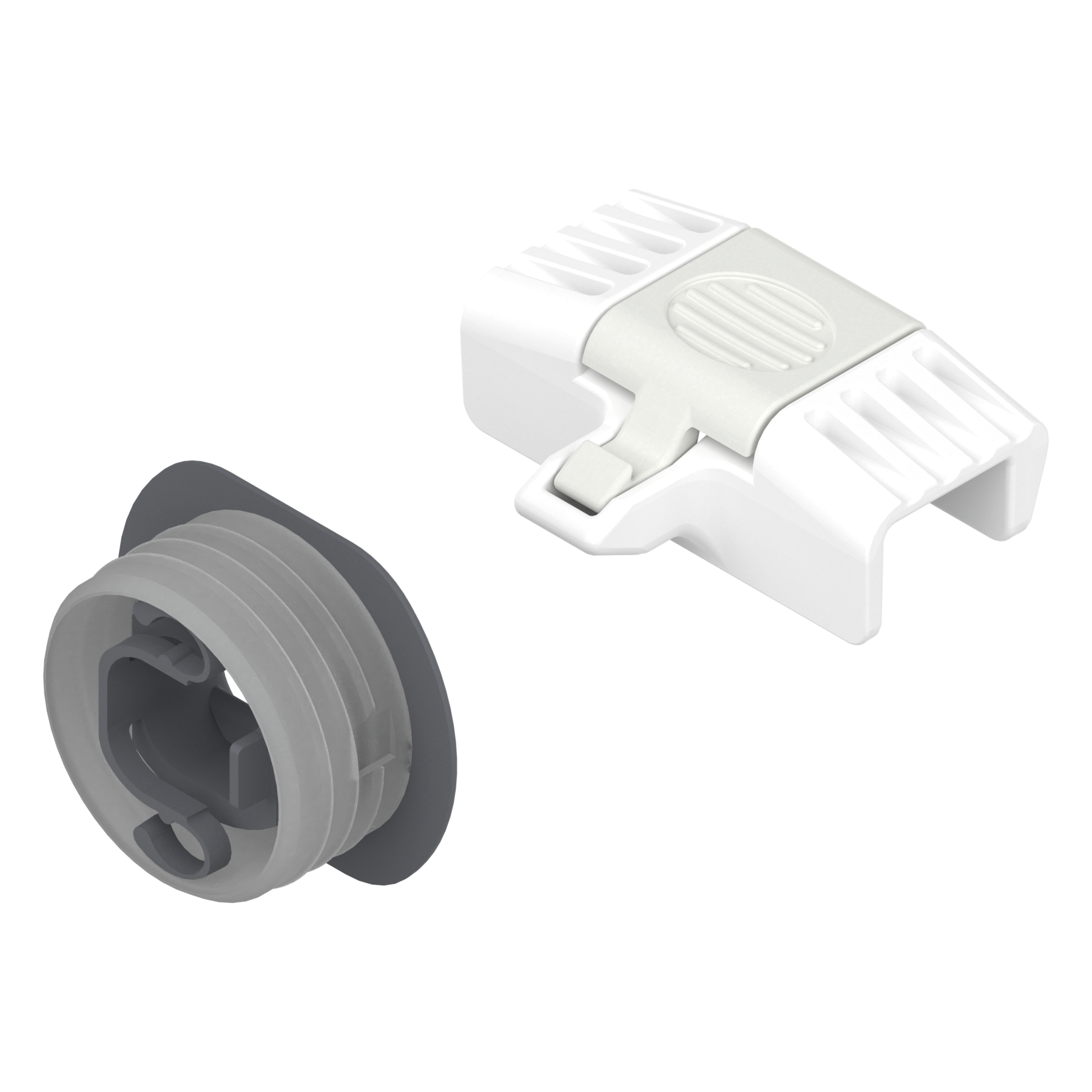 Zabierak do szuflady wewnętrznej, do LEGRABOX/MERIVOBOX, biały/szary