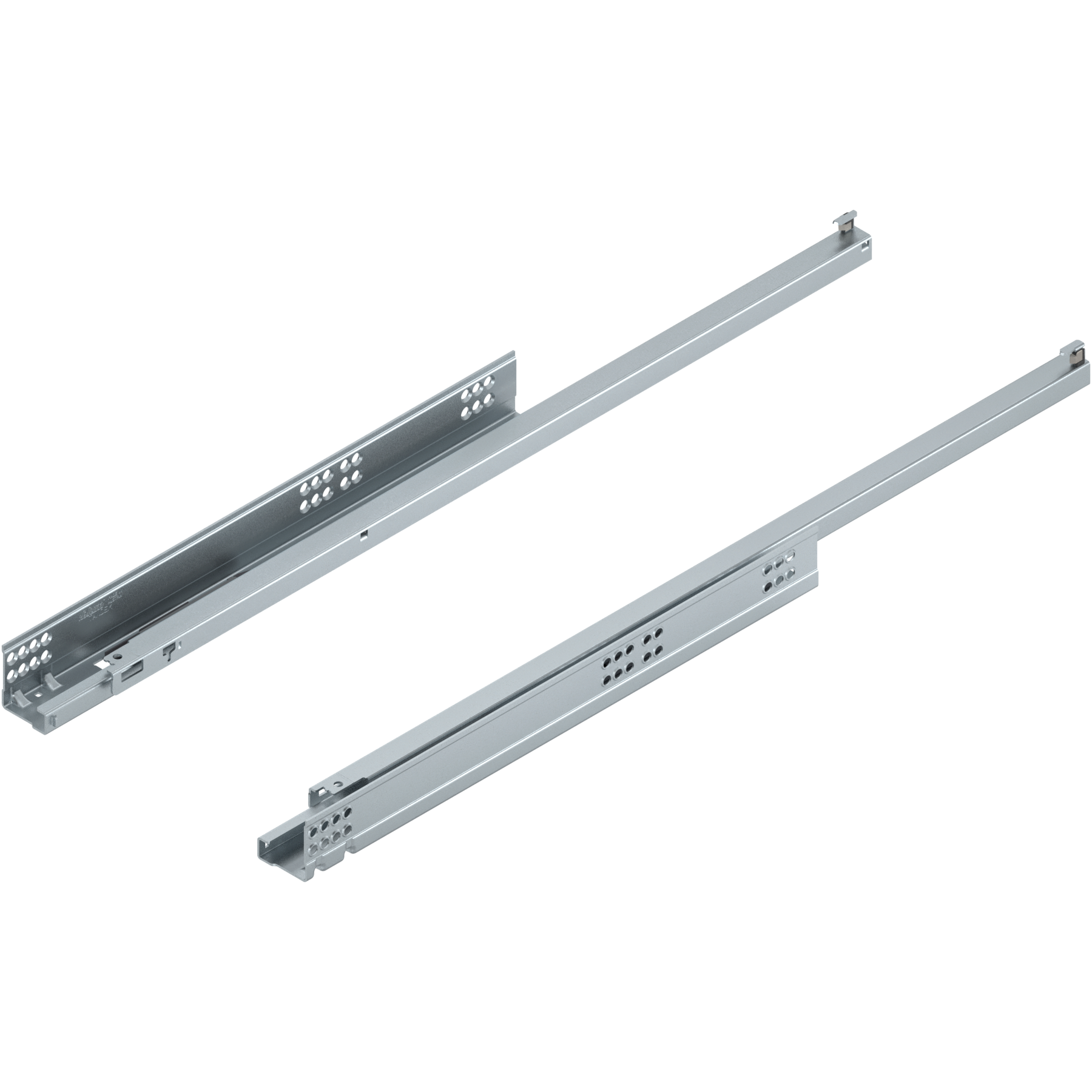 TANDEM BLUMOTION Częściowy wysuw, Prowadnica, 30 kg, dł.=650 mm, do Grubość płyty 17-19 mm, wymaga sprzęgła, lewa/prawa, cynkowana