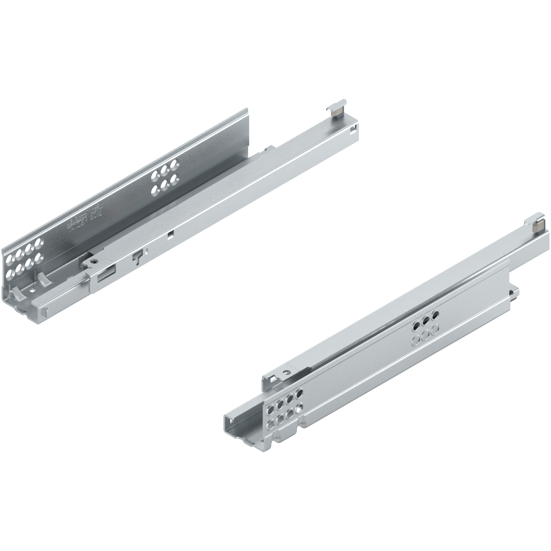 TANDEM TIP-ON Częściowy wysuw, Prowadnica, 30 kg, dł.=300 mm, wymaga sprzęgła, lewa/prawa, cynkowana