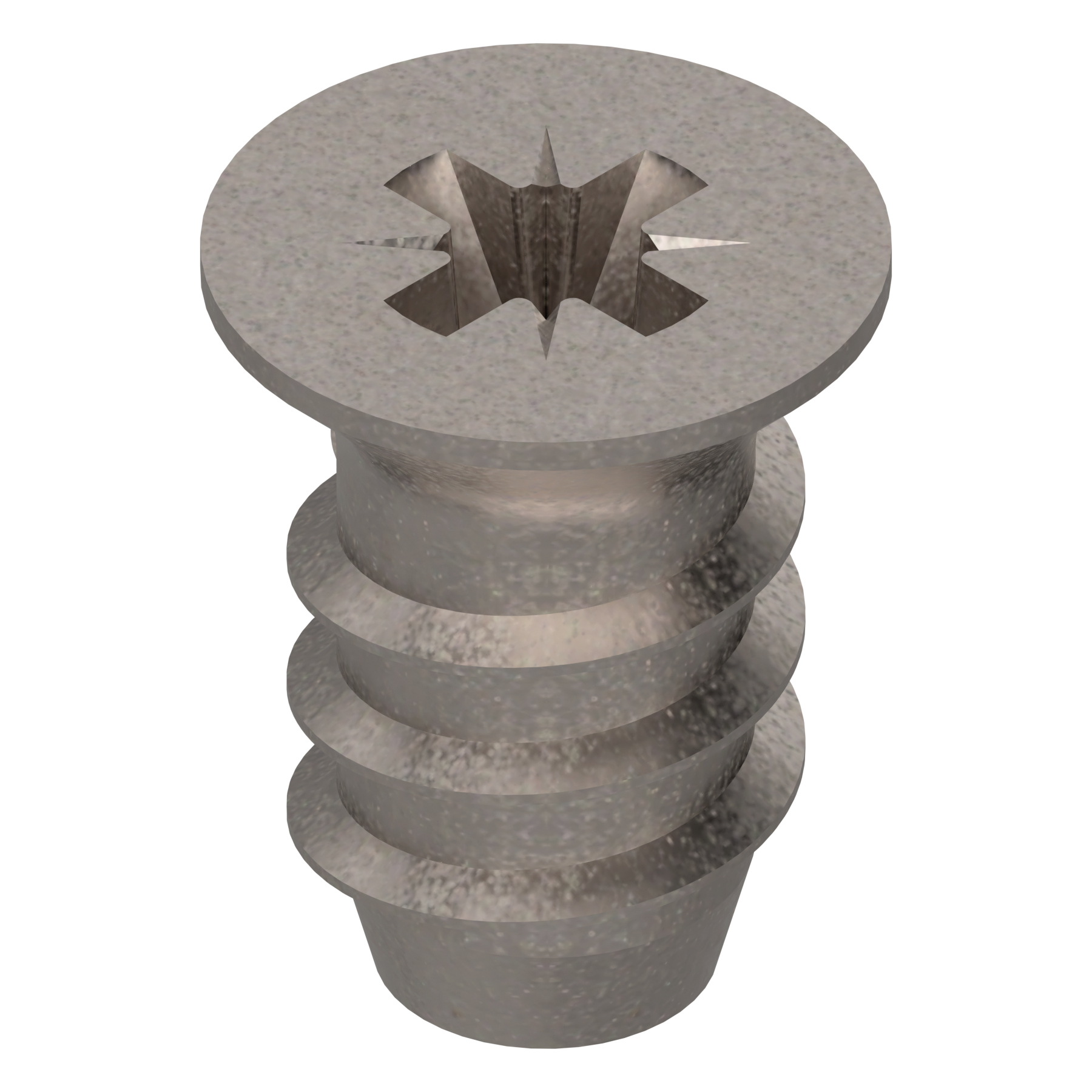 wkręt EURO, łeb wpuszczany, Ø6 mm, dł.: 10 mm, niklowany