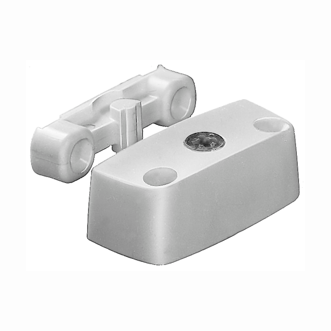 obudowa i łącznik na wkręty, Biała