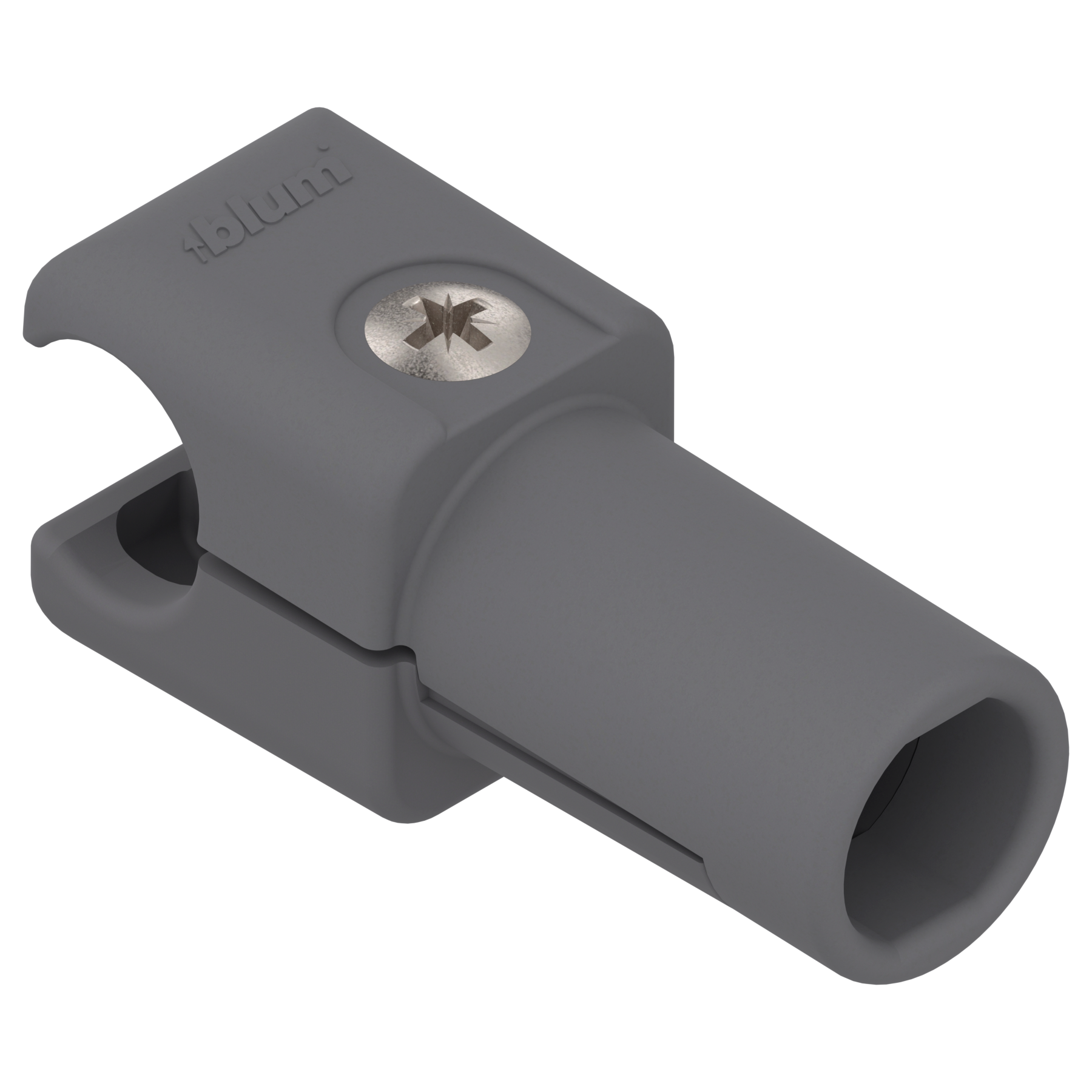 ORGA-LINE Uchwyt relingu poprzecznego do relingu pojedynczego, R7037 ciemnoszara