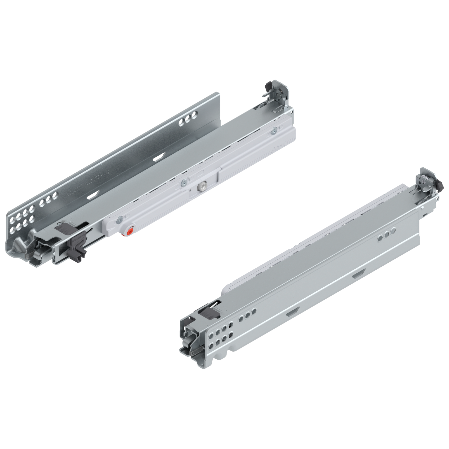 MOVENTO z TIP-ON, pełny wysuw, prowadnica, 40 kg, dł.=350 mm, wymaga sprzęgła, lewa/prawa, cynkowana