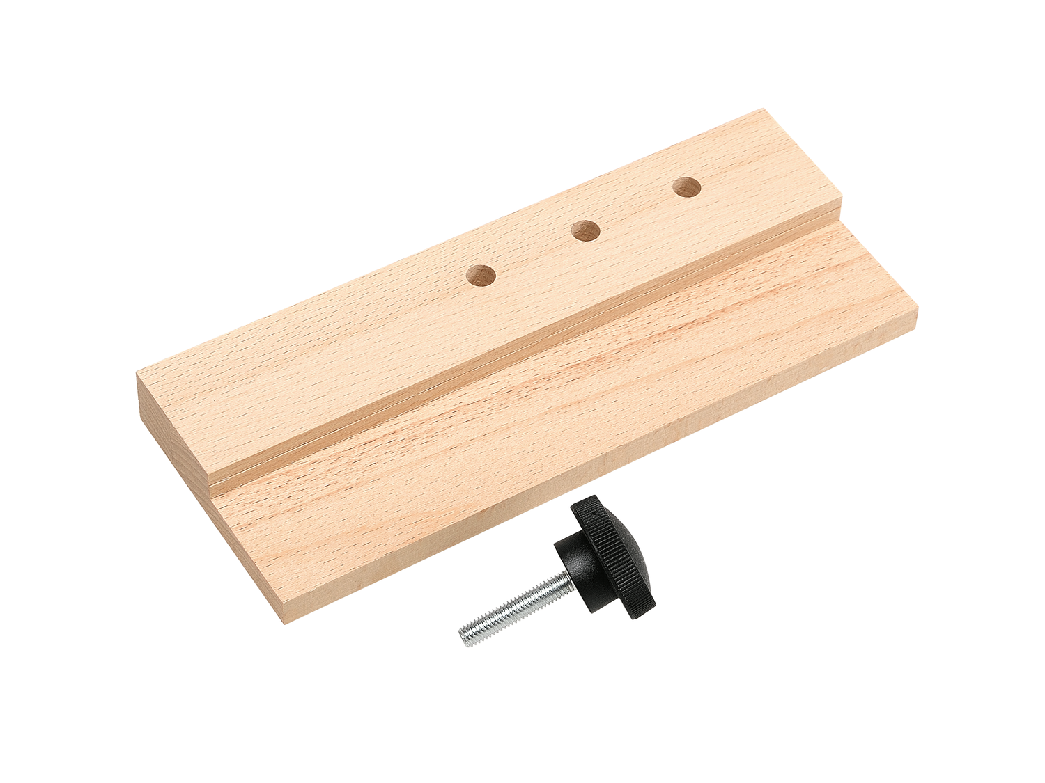 Zderzak drewniany do frezarki do dna, buk