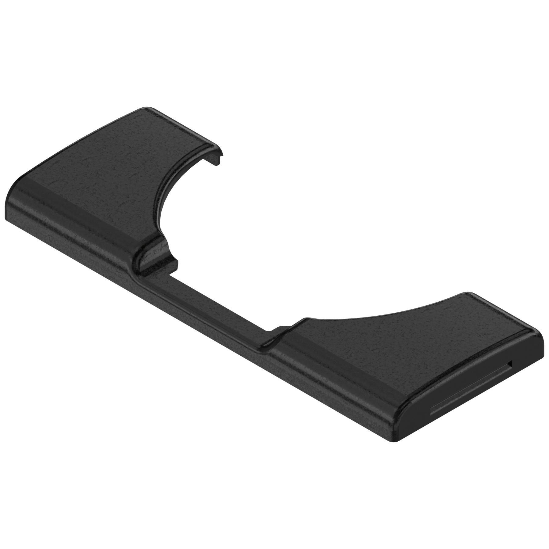 Zawias - zaślepka na puszkę, Bez nadruku, czarny