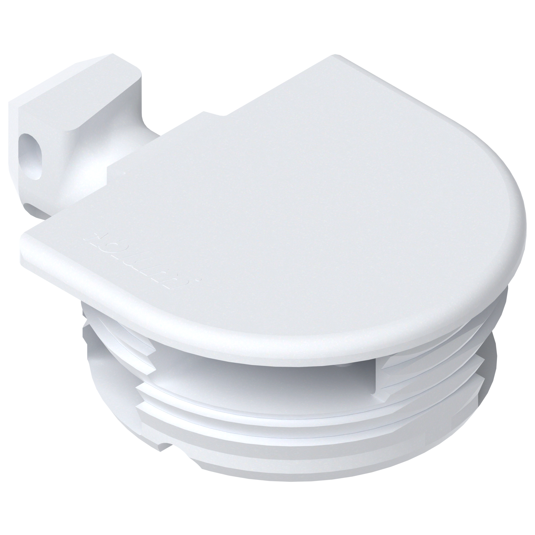 Łącznik, tworzywo, wciskane, Biała