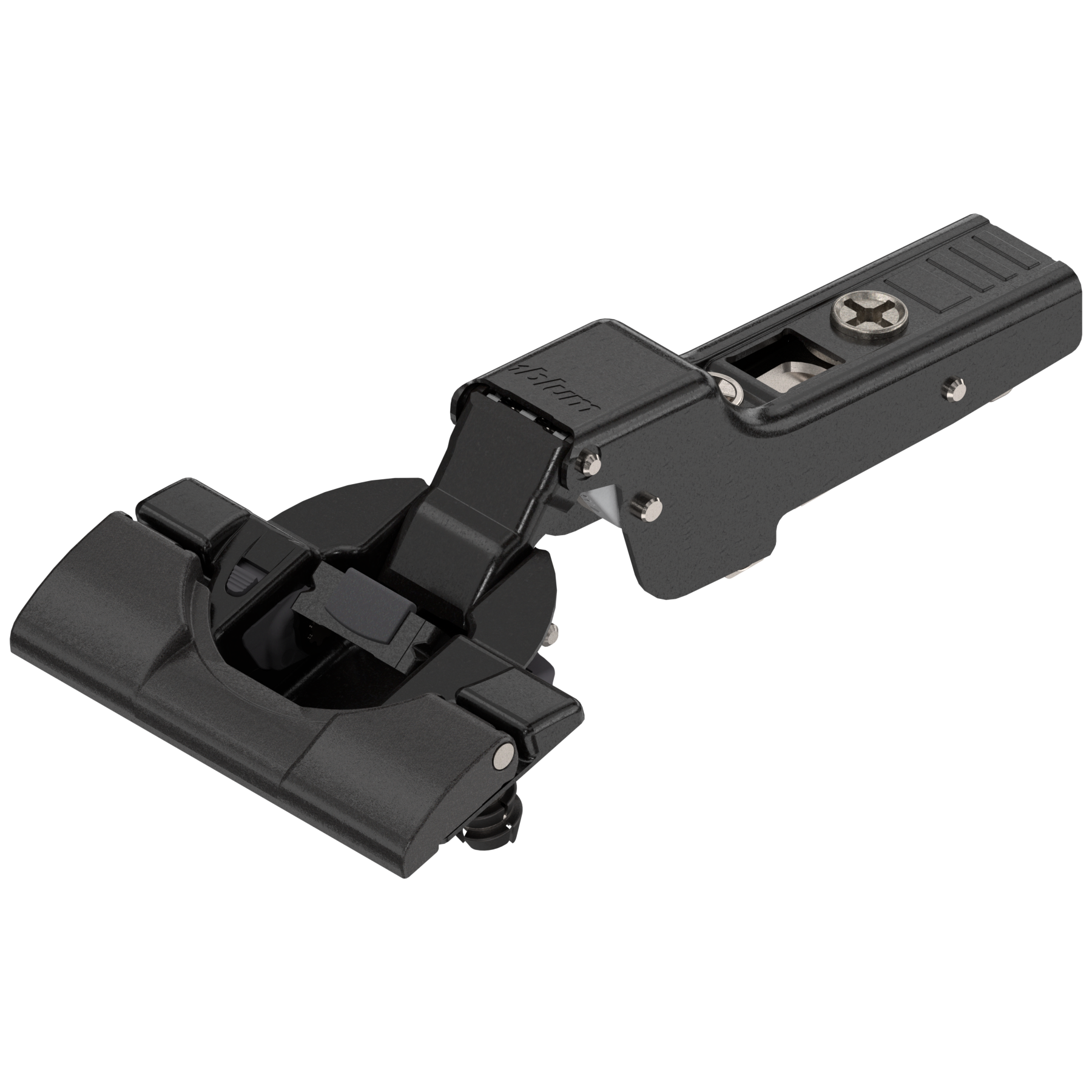 CLIP top BLUMOTION zawias standard. 110°, Drzwi bliźniacze, puszka: INSERTA, czarny