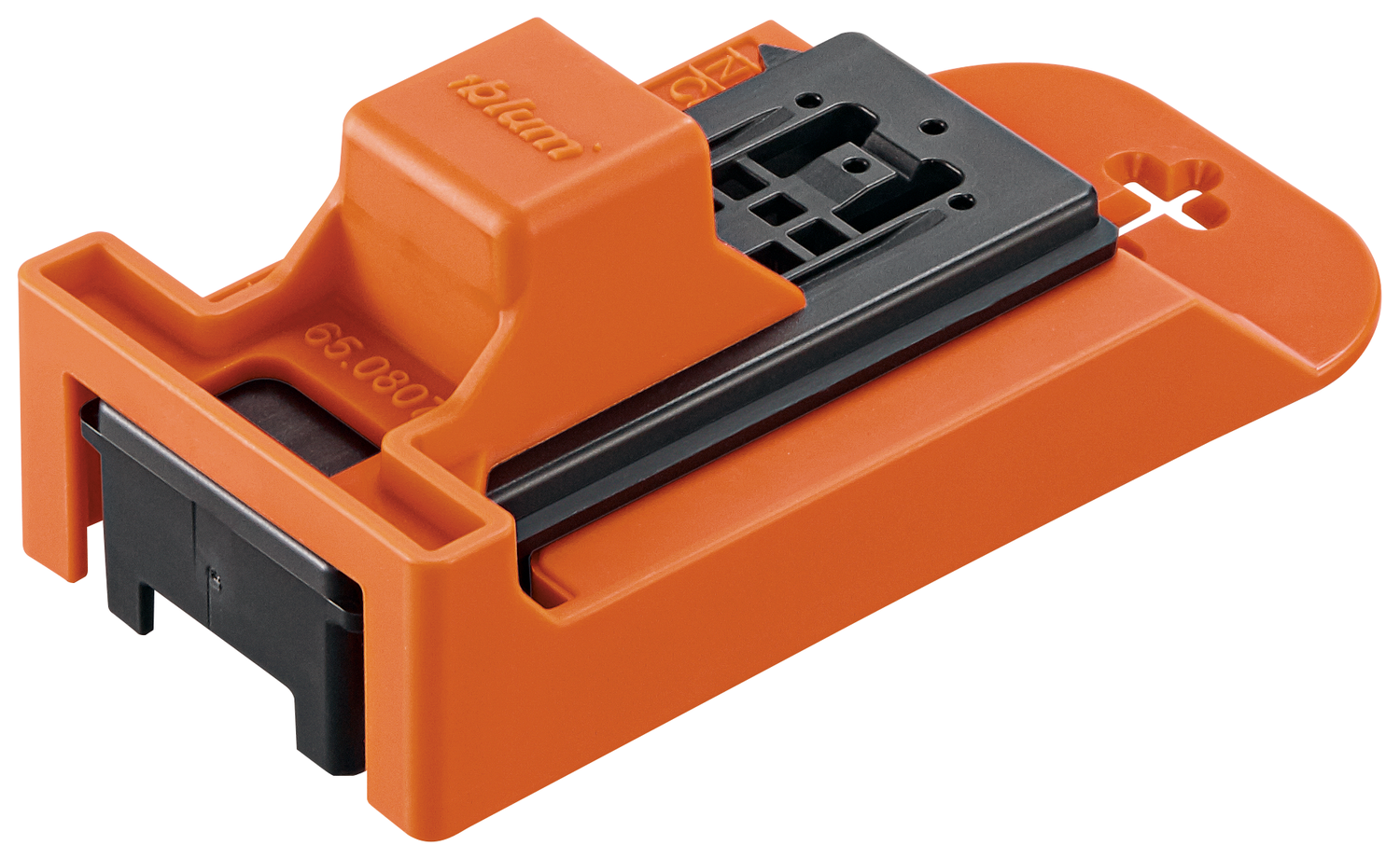 Wzornik pozycjonujący, do CABLOXX puszka zamka do LEGRABOX, czarny / pomarańczowy